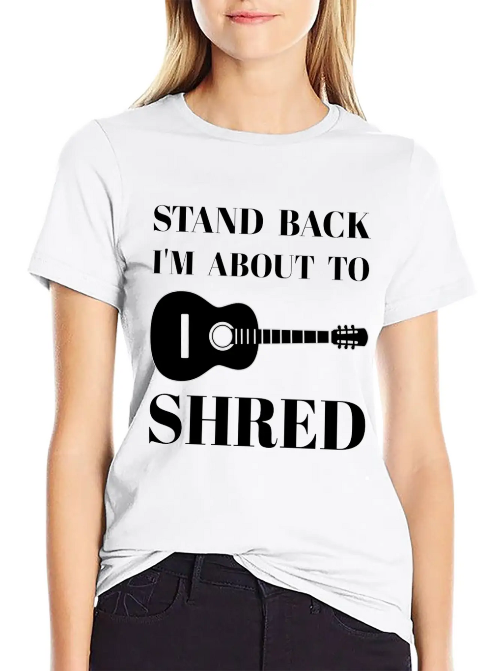 I'm About To Shred Guitar Player Musician Cool Unisex Short Sleeve Soft Cotton T-Shirt – Casual Everyday Wear