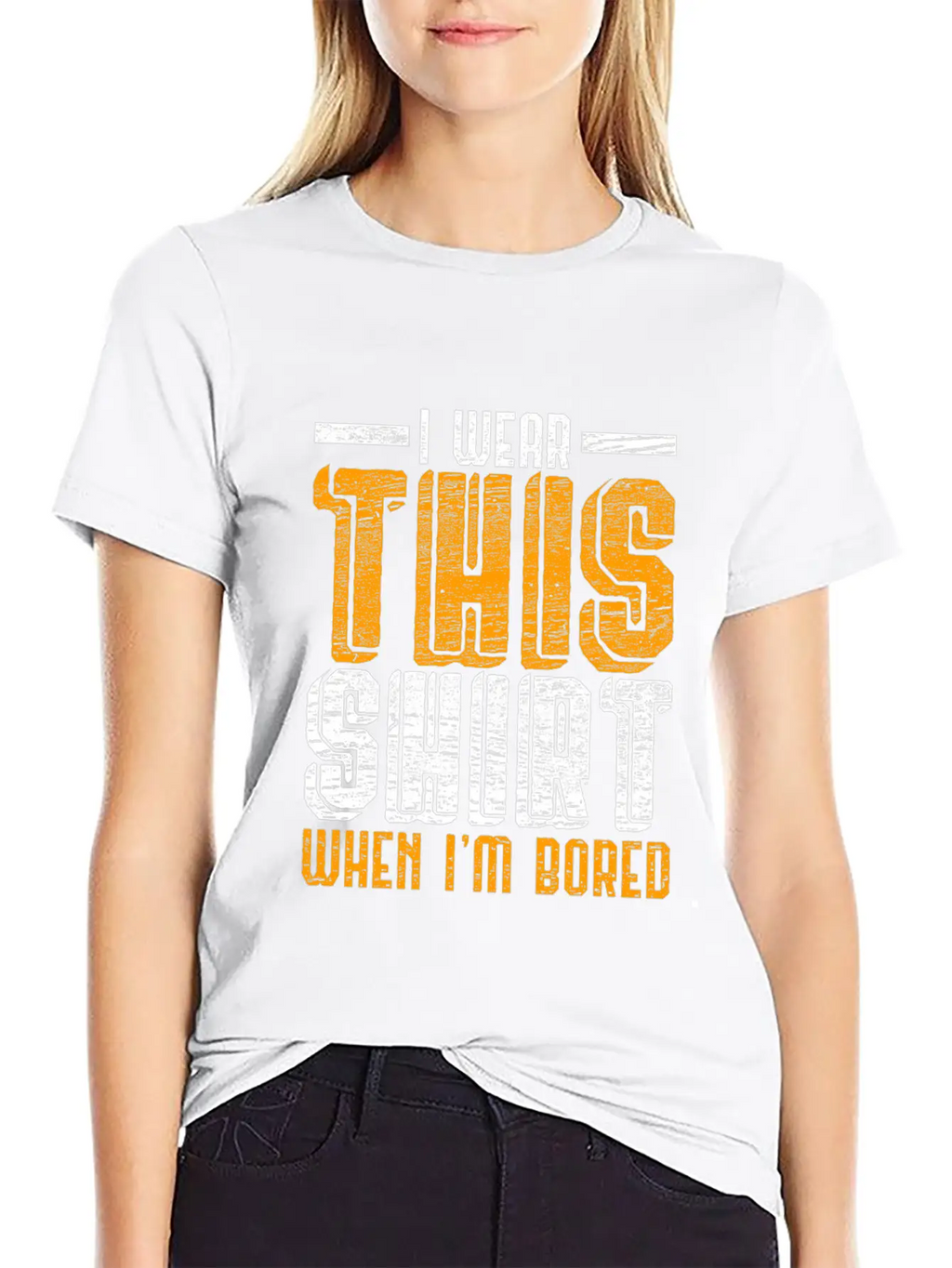 I'm Bored Unisex Casual T-Shirt – Clean Design For Daily Comfort