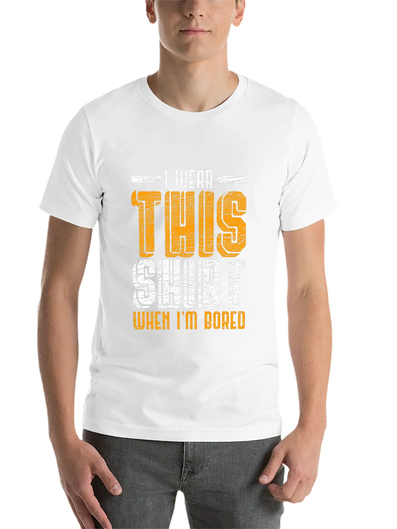 I'm Bored Unisex Casual T-Shirt – Clean Design For Daily Comfort