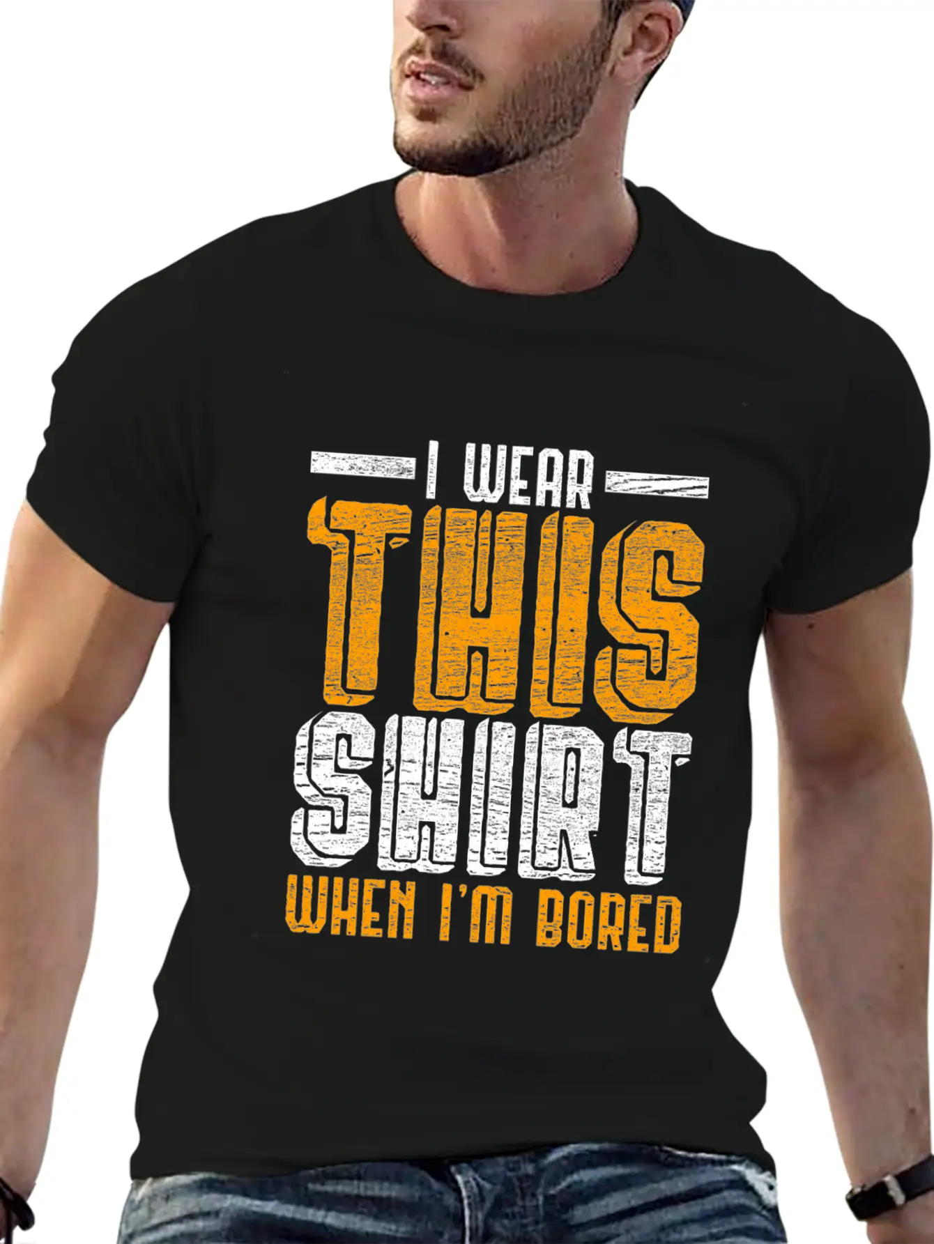 I'm Bored Unisex Casual T-Shirt – Clean Design For Daily Comfort