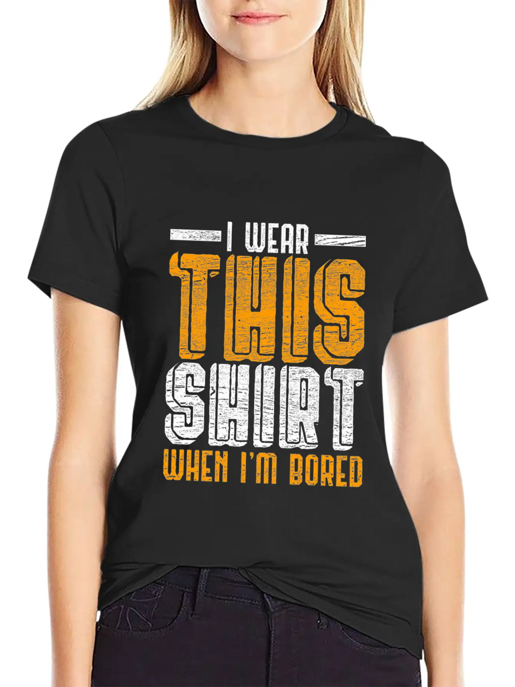 I'm Bored Unisex Casual T-Shirt – Clean Design For Daily Comfort