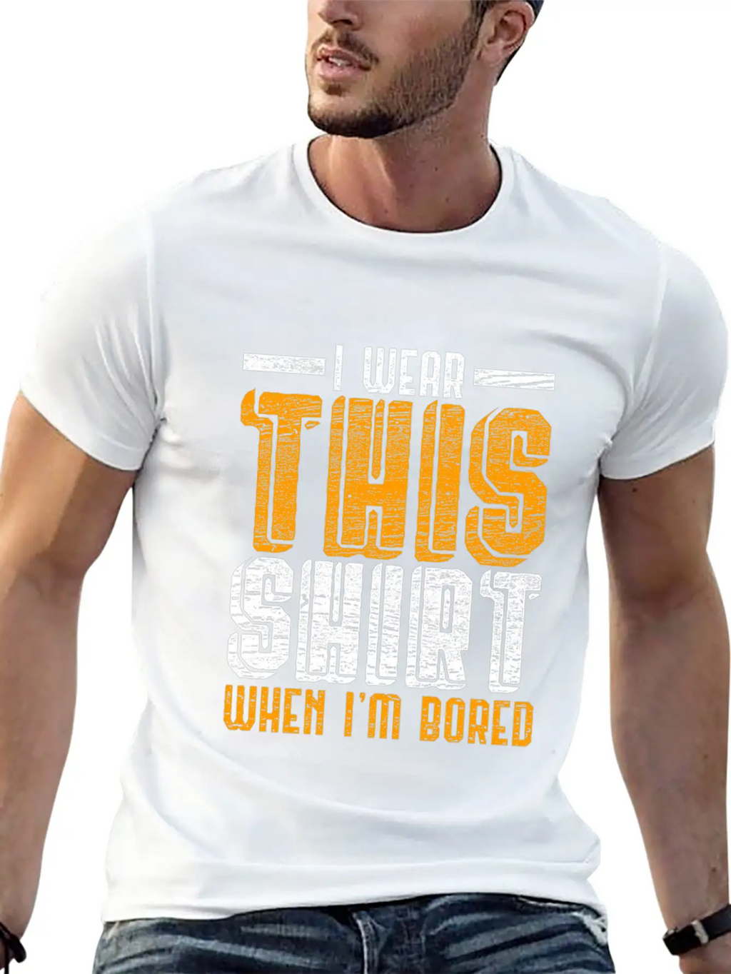 I'm Bored Unisex Casual T-Shirt – Clean Design For Daily Comfort