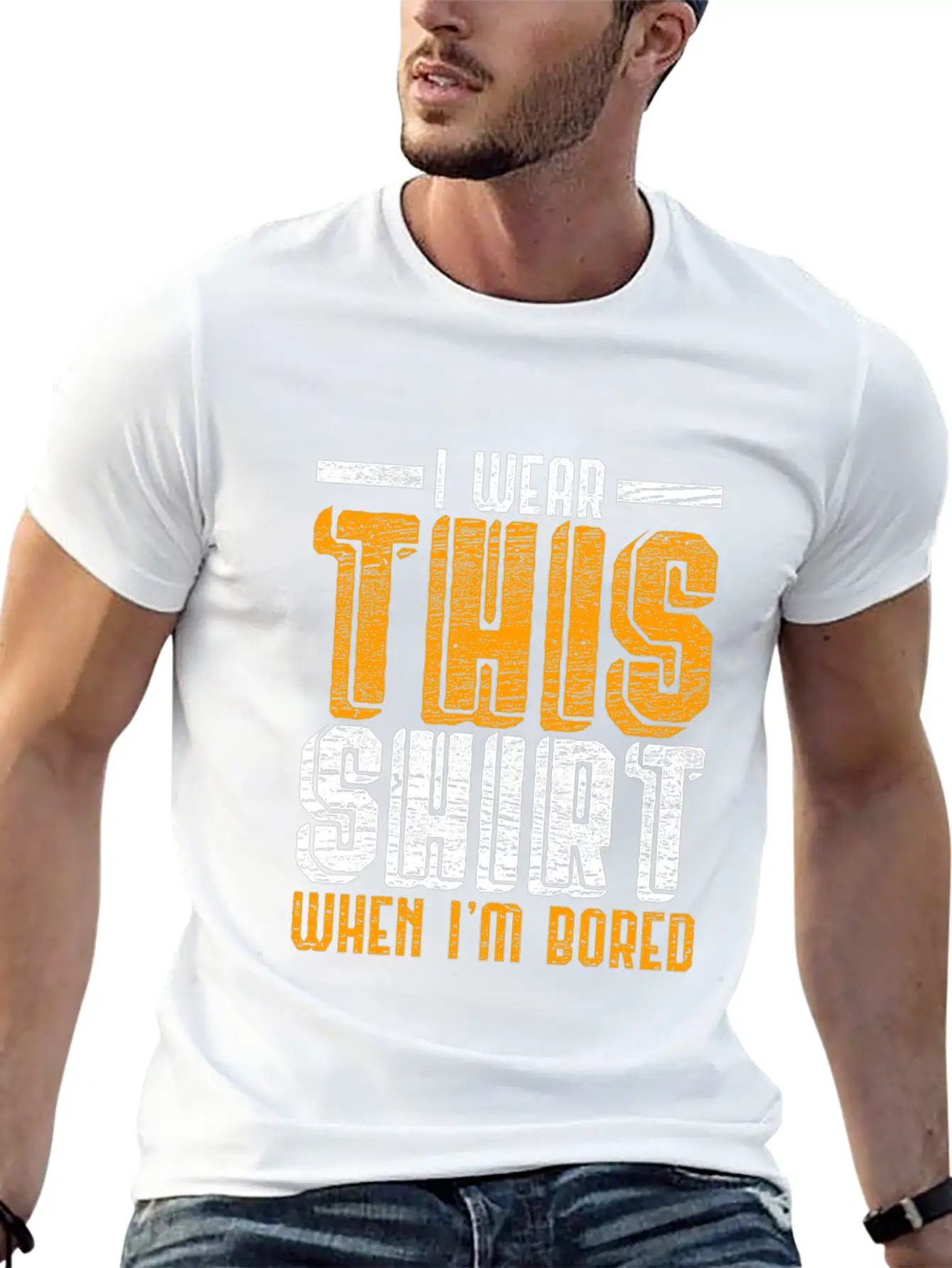 I'm Bored Unisex Casual T-Shirt – Clean Design For Daily Comfort