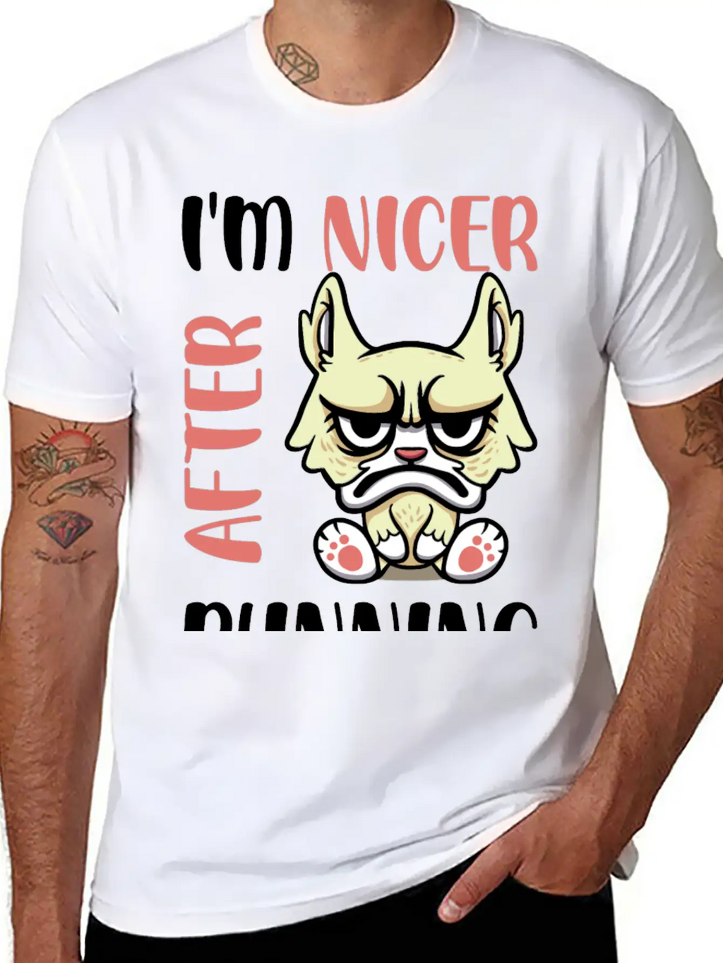 I'm Nicer After Running Unisex Casual T-Shirt – Clean Design For Daily Comfort