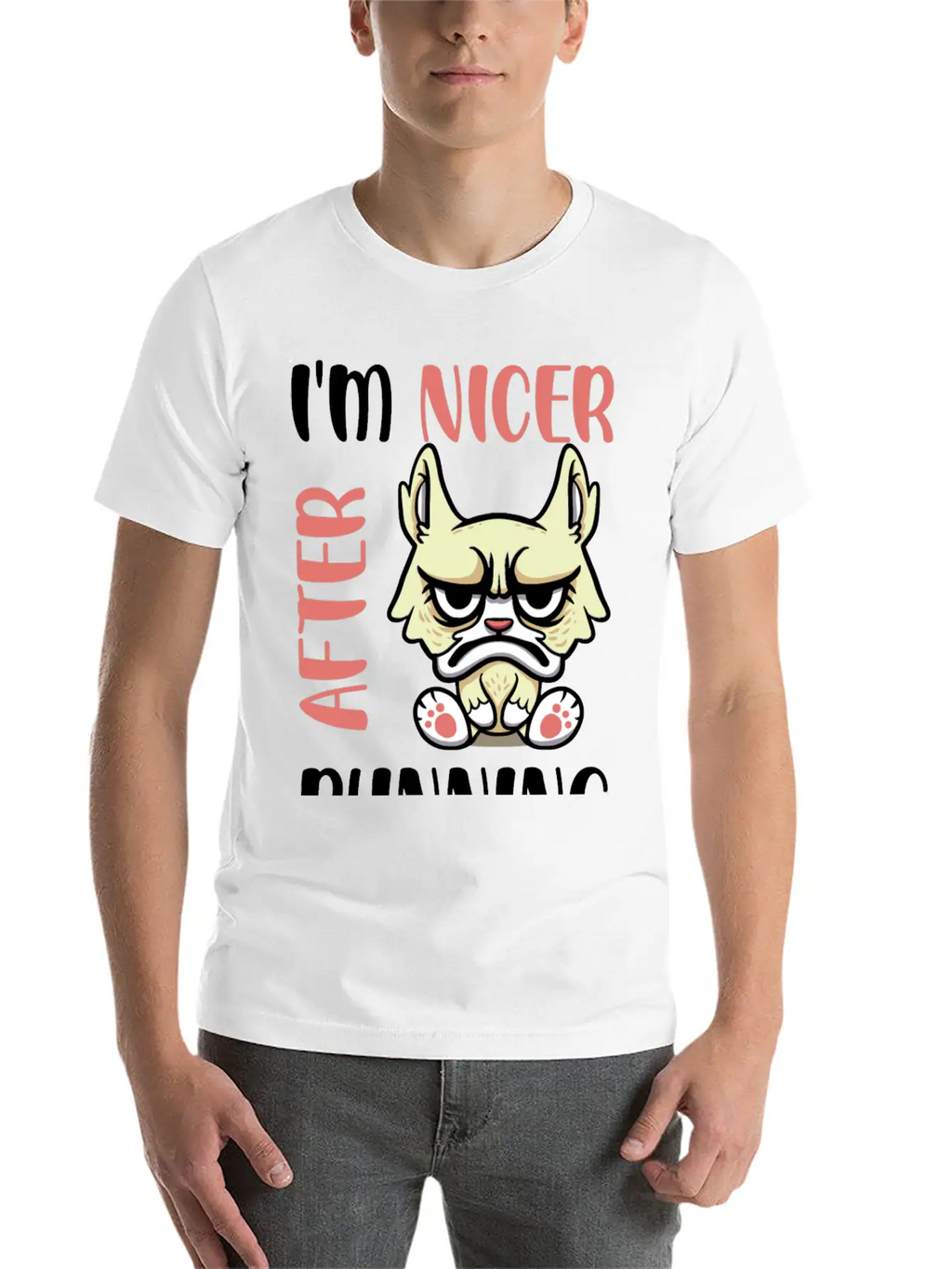 I'm Nicer After Running Unisex Casual T-Shirt – Clean Design For Daily Comfort