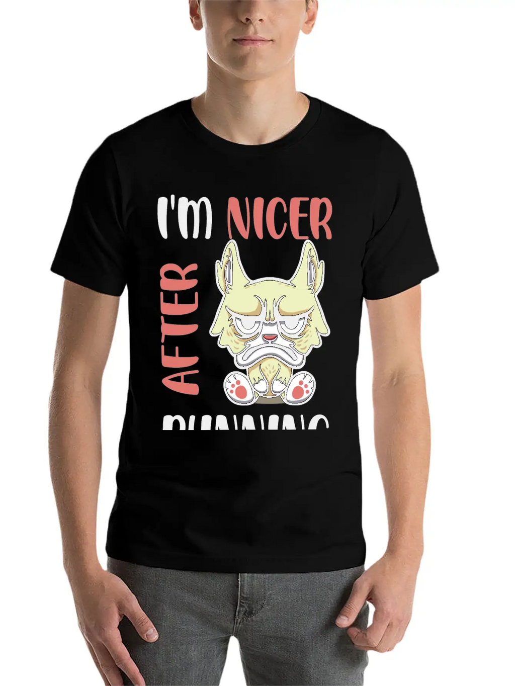 I'm Nicer After Running Unisex Casual T-Shirt – Clean Design For Daily Comfort