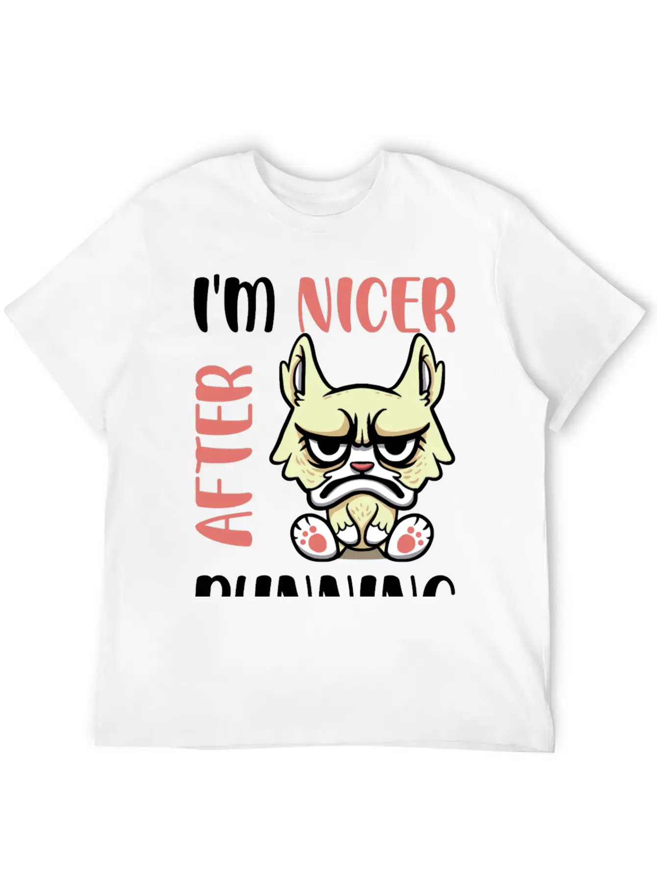 I'm Nicer After Running Unisex Casual T-Shirt – Clean Design For Daily Comfort