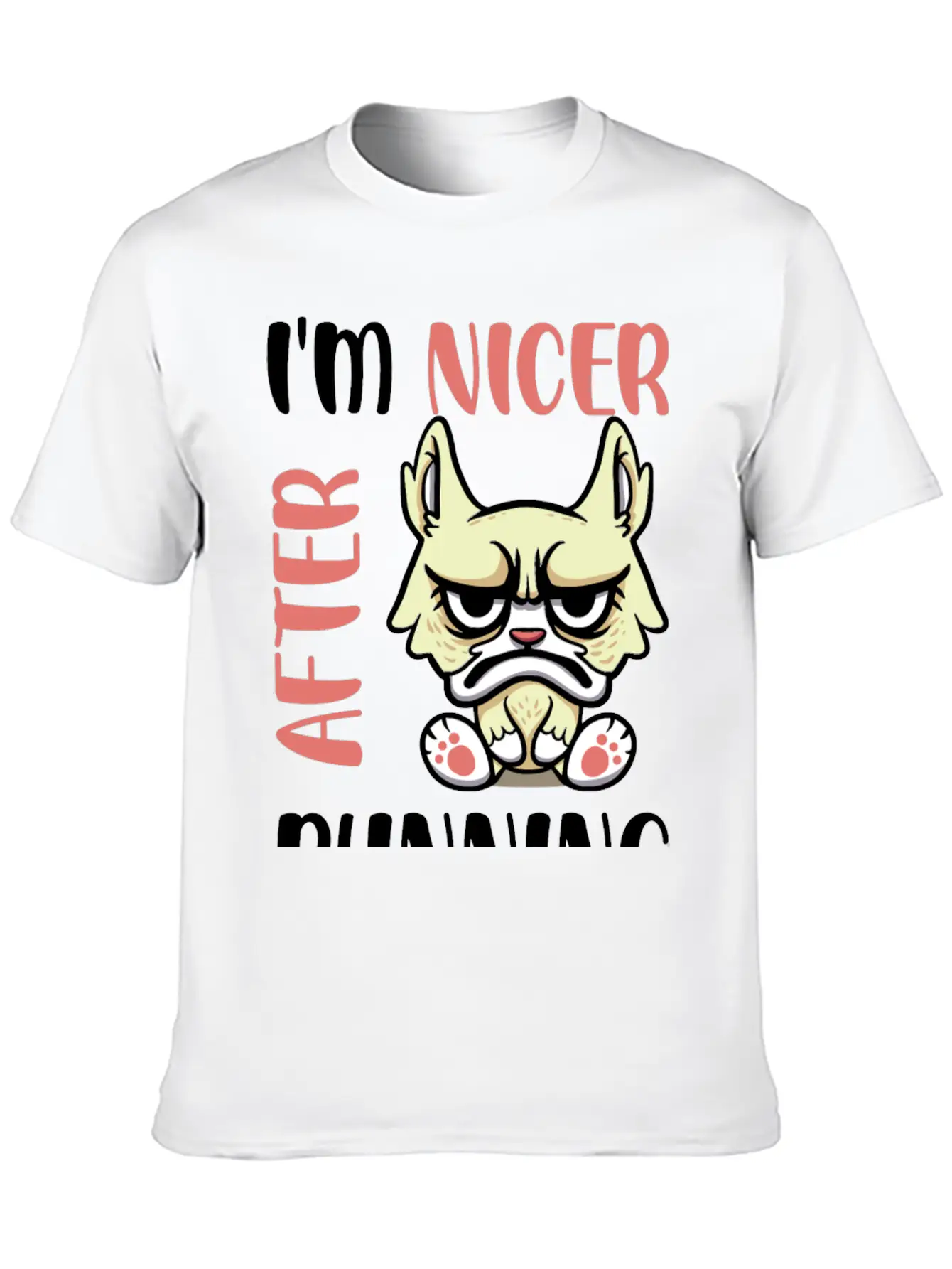 I'm Nicer After Running Unisex Casual T-Shirt – Clean Design For Daily Comfort