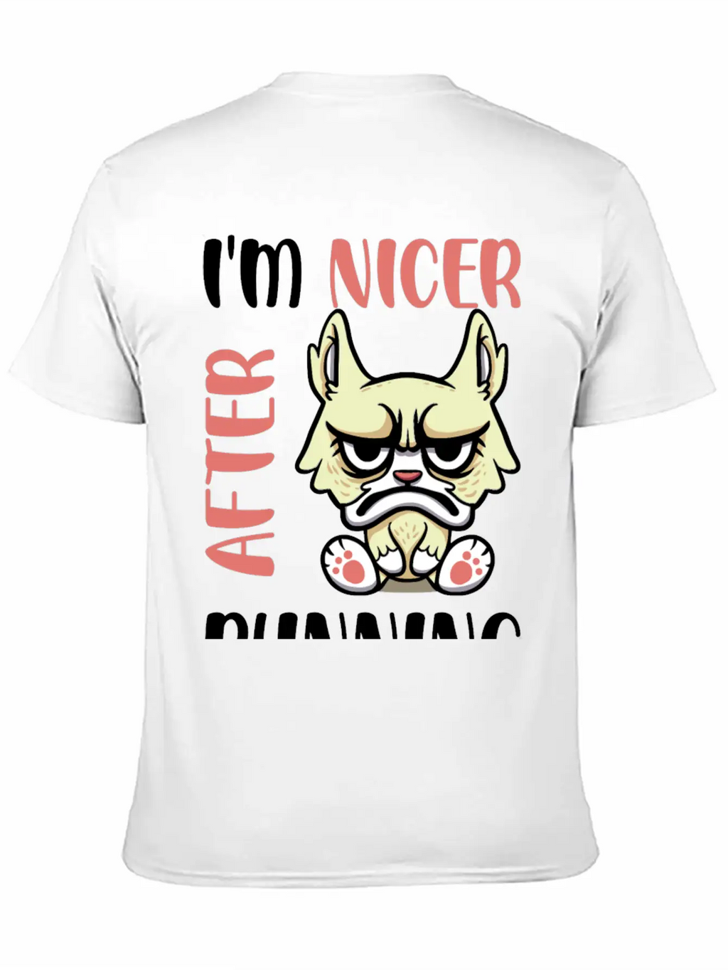 I'm Nicer After Running Unisex Casual T-Shirt – Clean Design For Daily Comfort