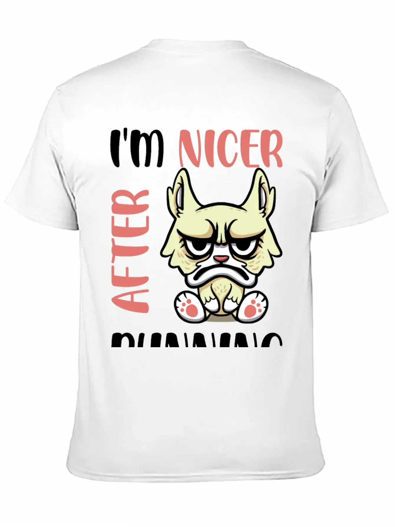 I'm Nicer After Running Unisex Casual T-Shirt – Clean Design For Daily Comfort