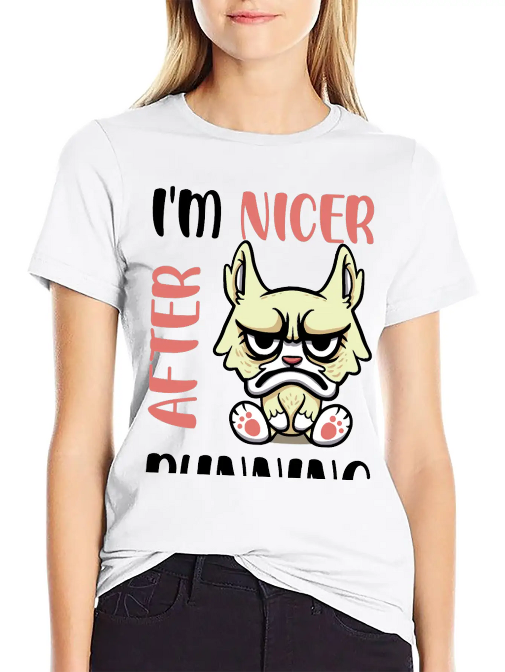 I'm Nicer After Running Unisex Casual T-Shirt – Clean Design For Daily Comfort