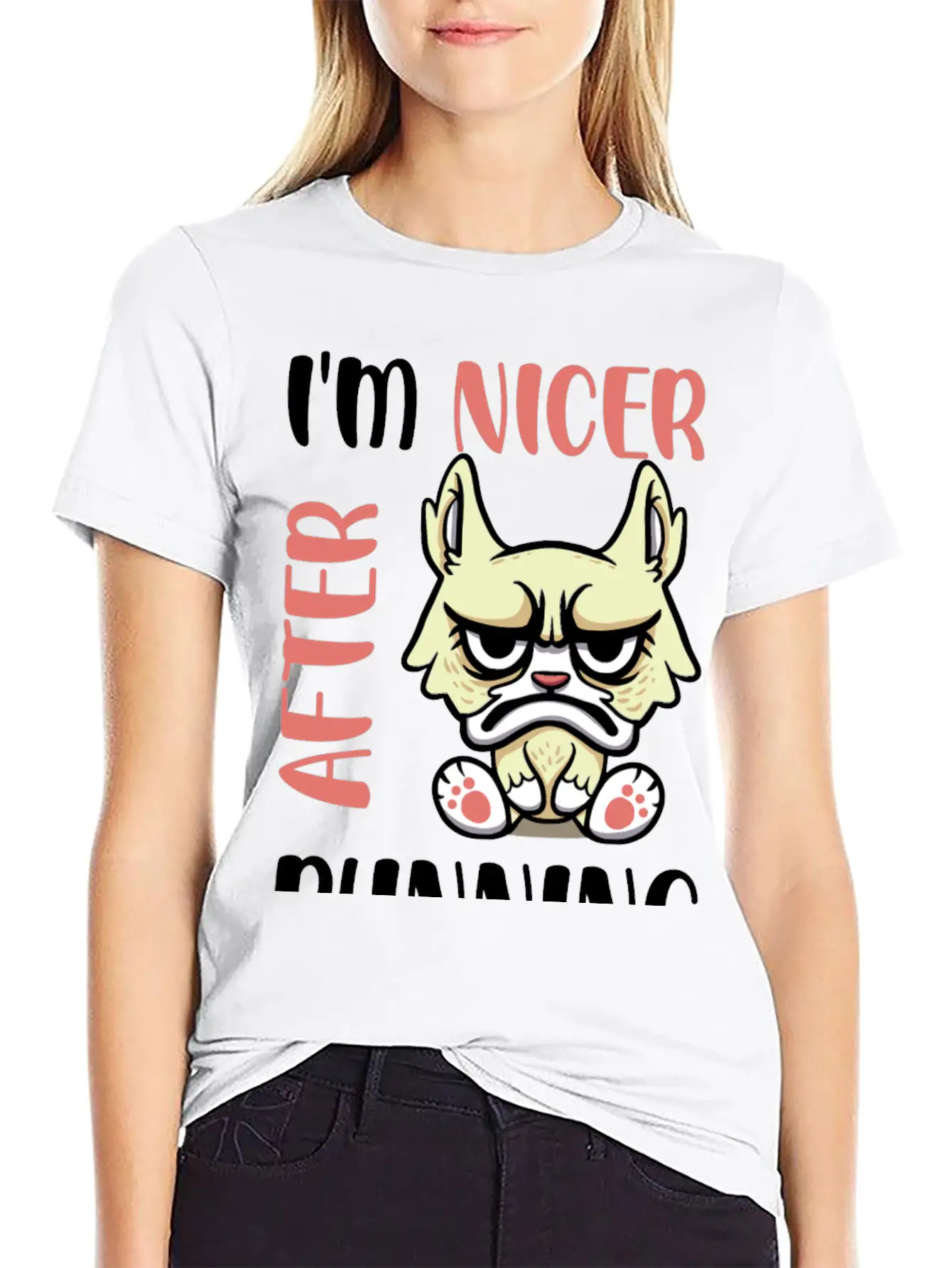 I'm Nicer After Running Unisex Casual T-Shirt – Clean Design For Daily Comfort