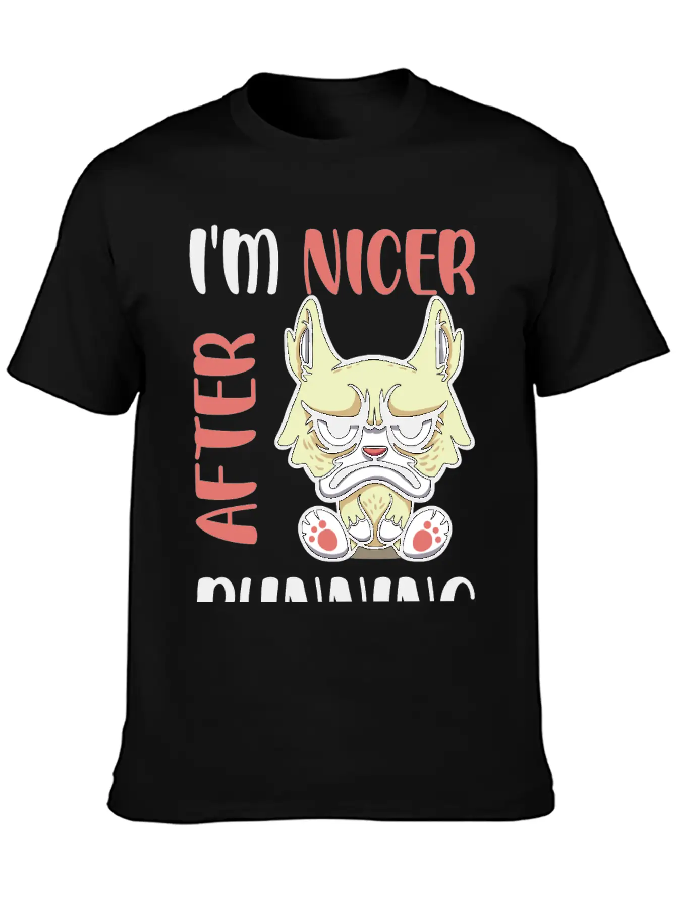 I'm Nicer After Running Unisex Casual T-Shirt – Clean Design For Daily Comfort