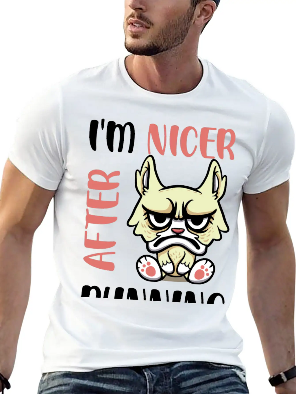 I'm Nicer After Running Unisex Casual T-Shirt – Clean Design For Daily Comfort