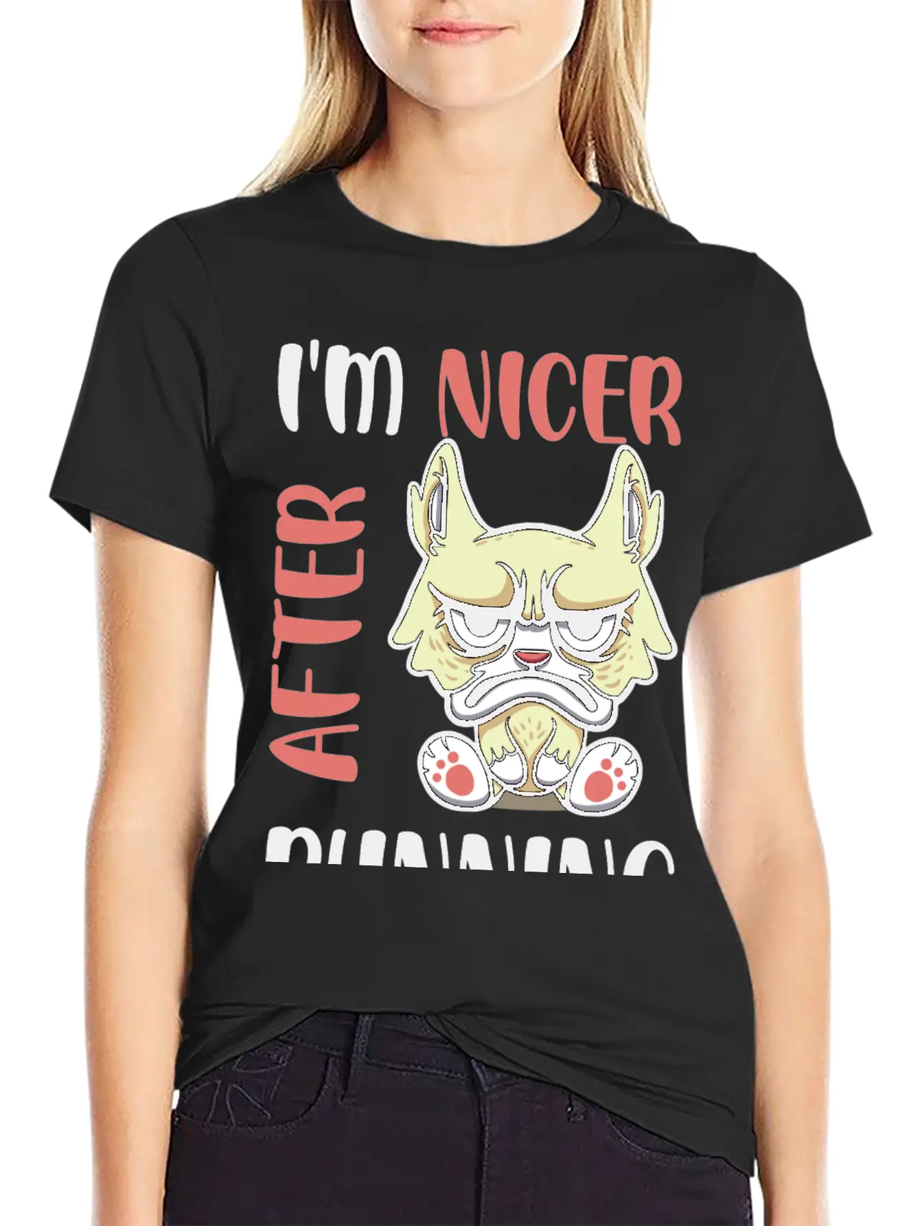 I'm Nicer After Running Unisex Casual T-Shirt – Clean Design For Daily Comfort