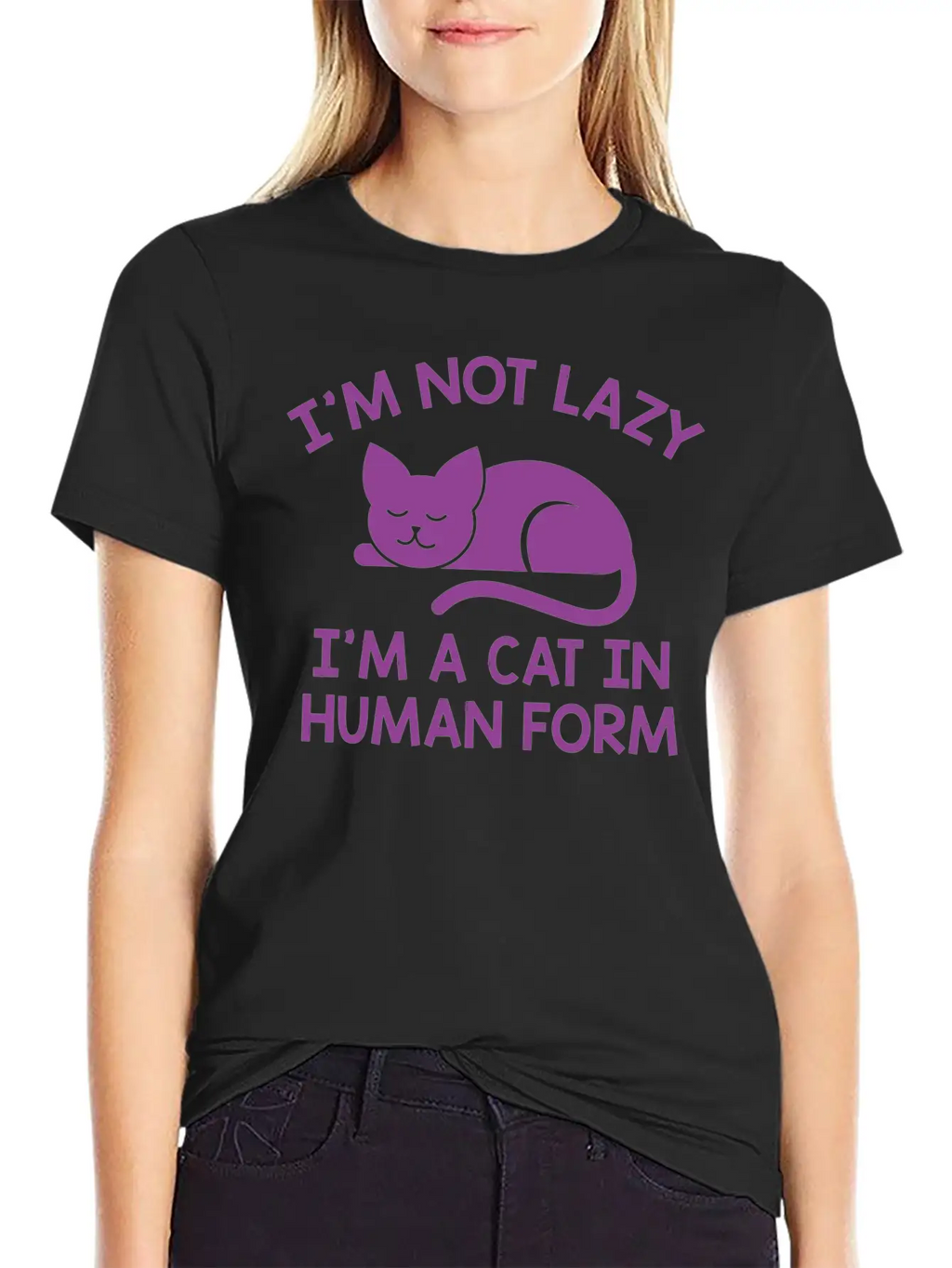 I'm Not Lazy Stylish Everyday T-Shirt – Unisex Basic Cotton Tee