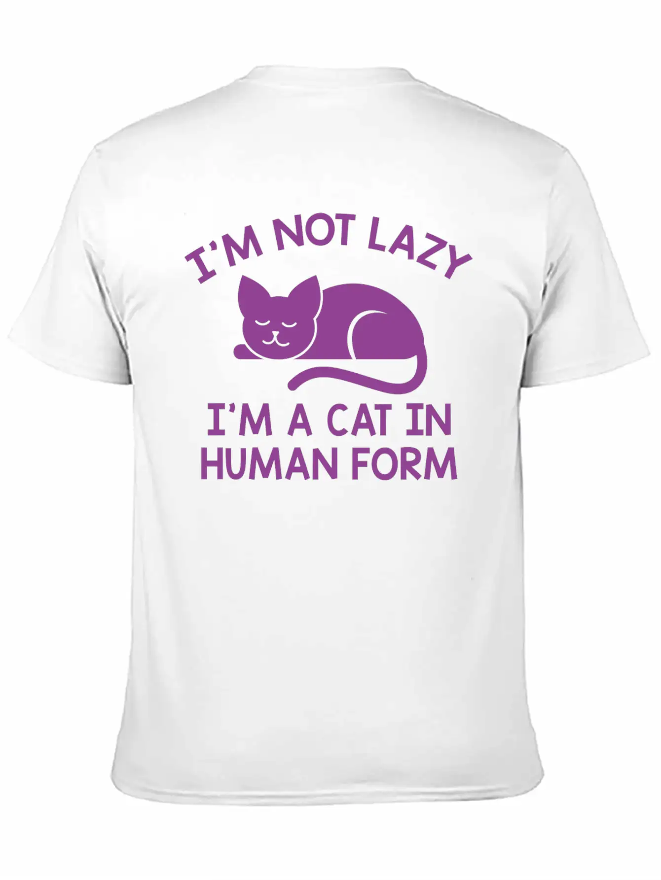 I'm Not Lazy Stylish Everyday T-Shirt – Unisex Basic Cotton Tee
