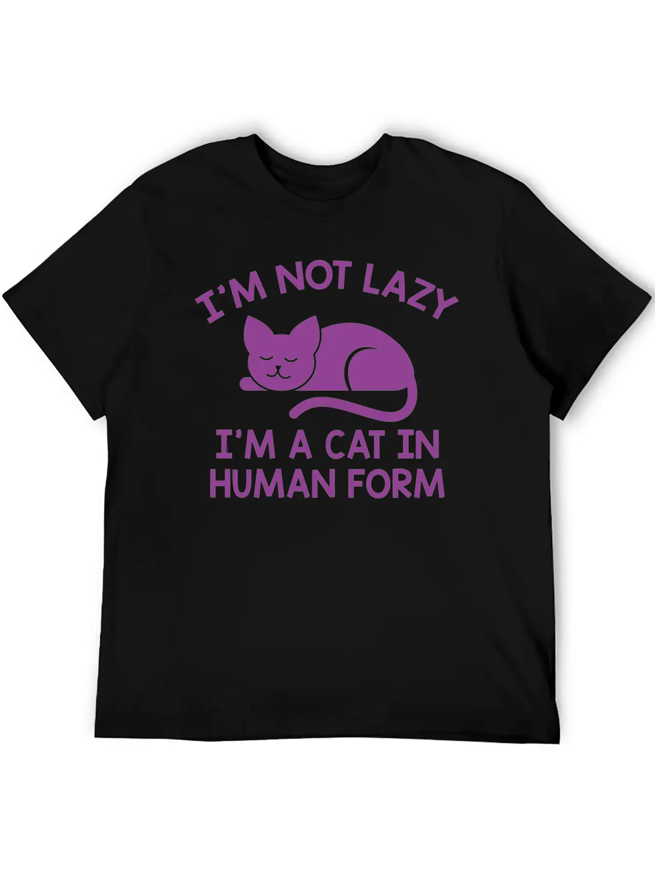 I'm Not Lazy Stylish Everyday T-Shirt – Unisex Basic Cotton Tee