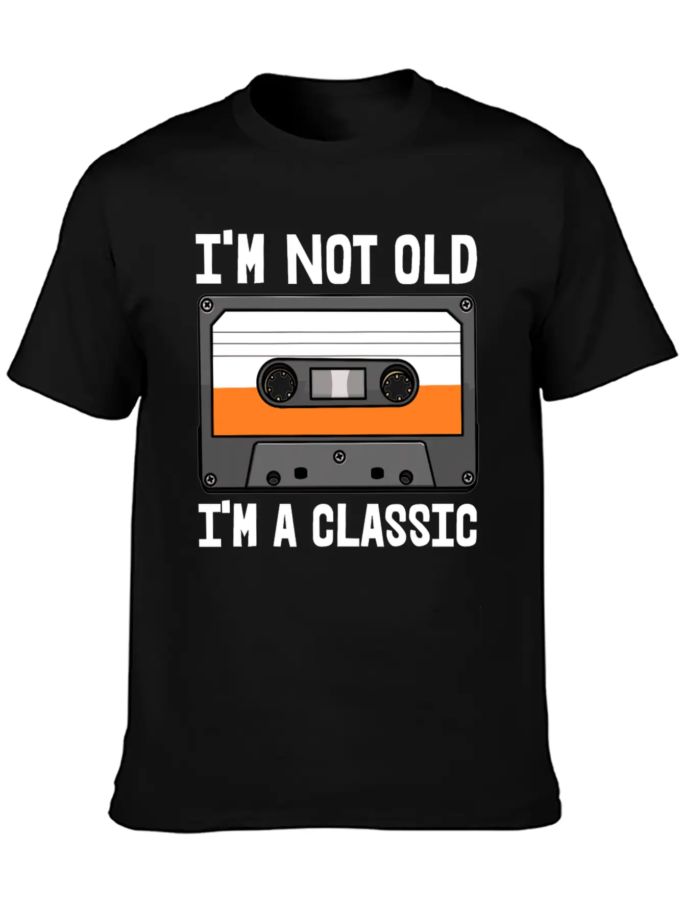 I'm Not Old I'm Classic Cassette Unisex Casual T-Shirt – Clean Design For Daily Comfort