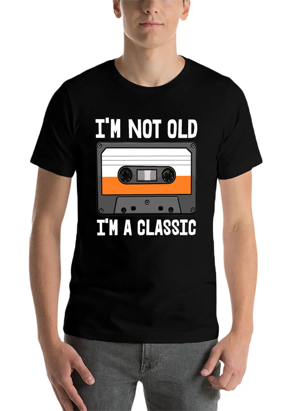 I'm Not Old I'm Classic Cassette Unisex Casual T-Shirt – Clean Design For Daily Comfort