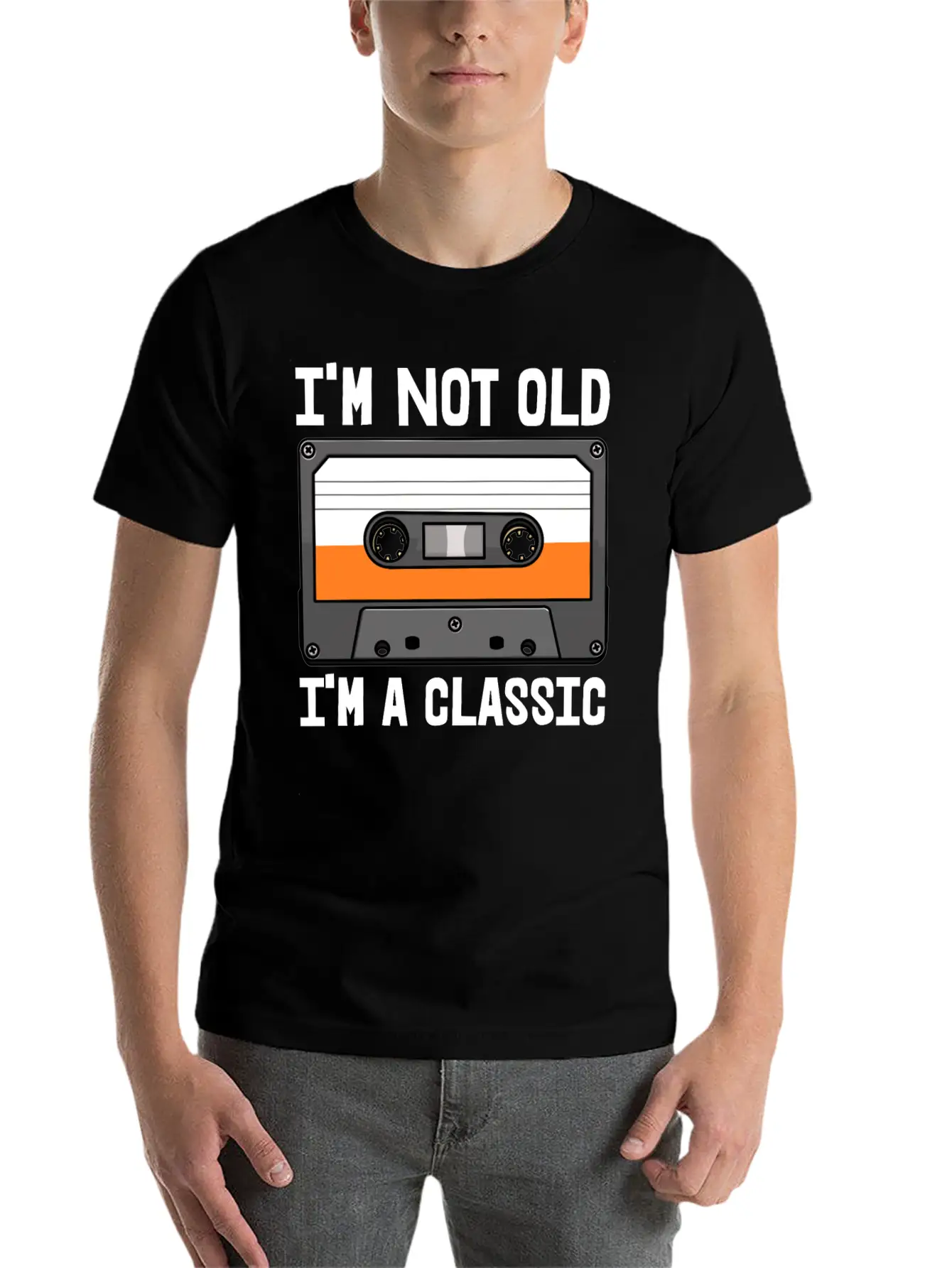 I'm Not Old I'm Classic Cassette Unisex Casual T-Shirt – Clean Design For Daily Comfort