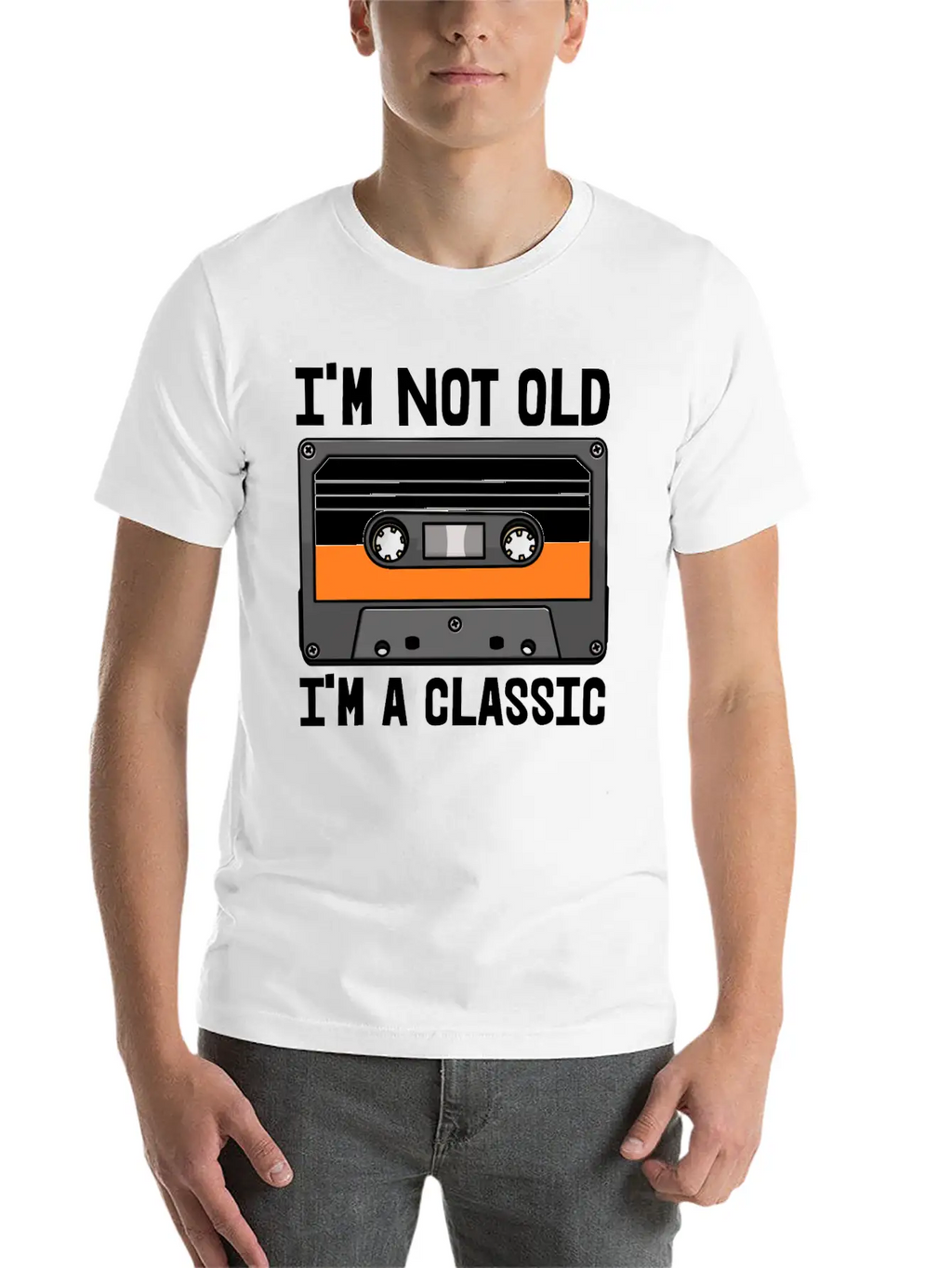I'm Not Old I'm Classic Cassette Unisex Casual T-Shirt – Clean Design For Daily Comfort