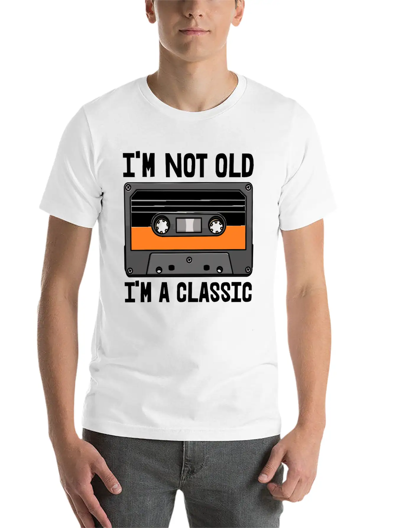 I'm Not Old I'm Classic Cassette Unisex Casual T-Shirt – Clean Design For Daily Comfort