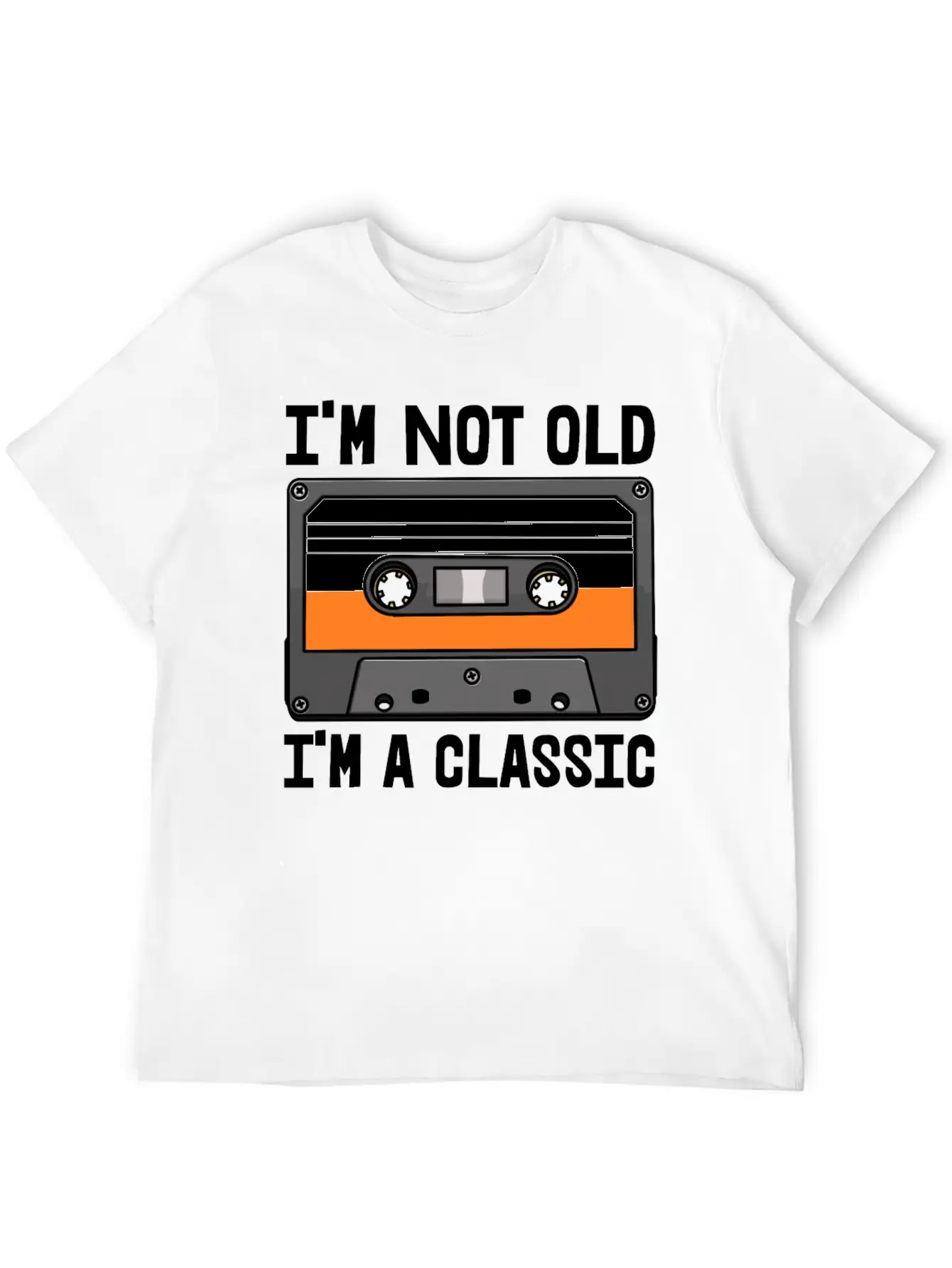 I'm Not Old I'm Classic Cassette Unisex Casual T-Shirt – Clean Design For Daily Comfort