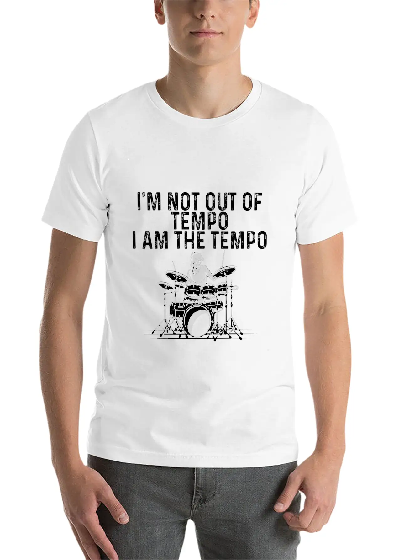 I'm Not Out Of Tempo, I Am The Tempo 3 Breathable Soft Cotton T-Shirt – Timeless Casual Look