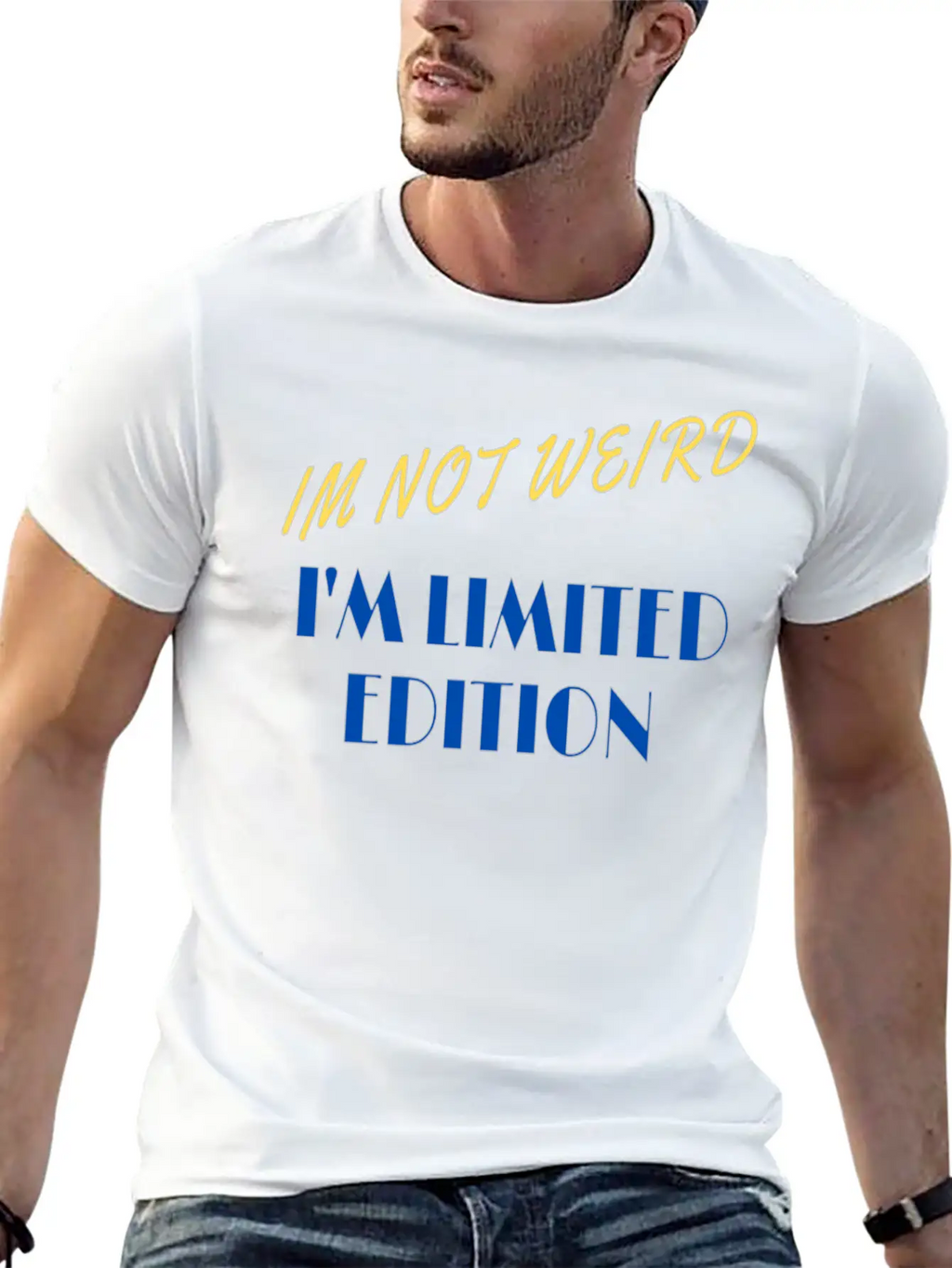 Im Not Weird I'm Limited Edition Unisex Short Sleeve Soft Cotton T-Shirt – Casual Everyday Wear