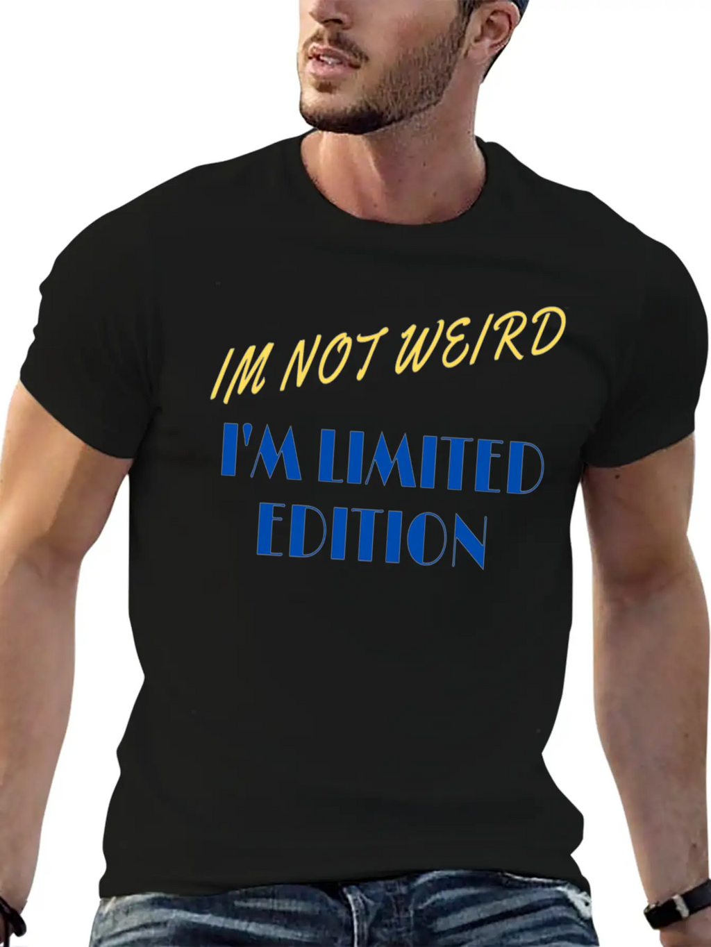 Im Not Weird I'm Limited Edition Unisex Short Sleeve Soft Cotton T-Shirt – Casual Everyday Wear
