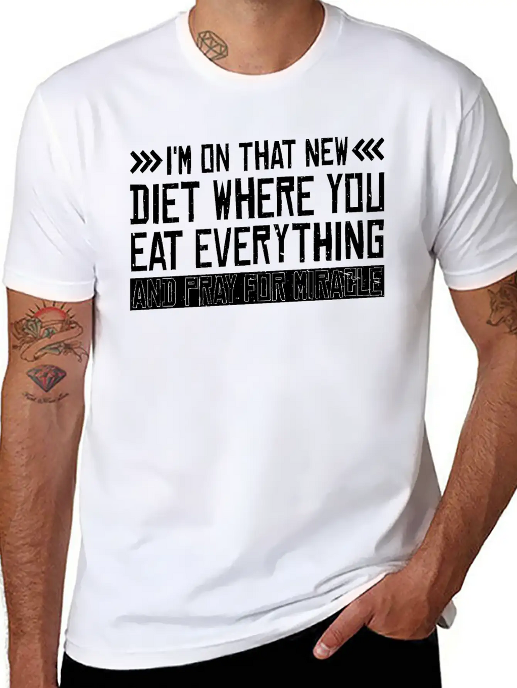 I'm On That New Diet Where You Eat Everything 3 Unisex Casual T-Shirt – Clean Design For Daily Comfort