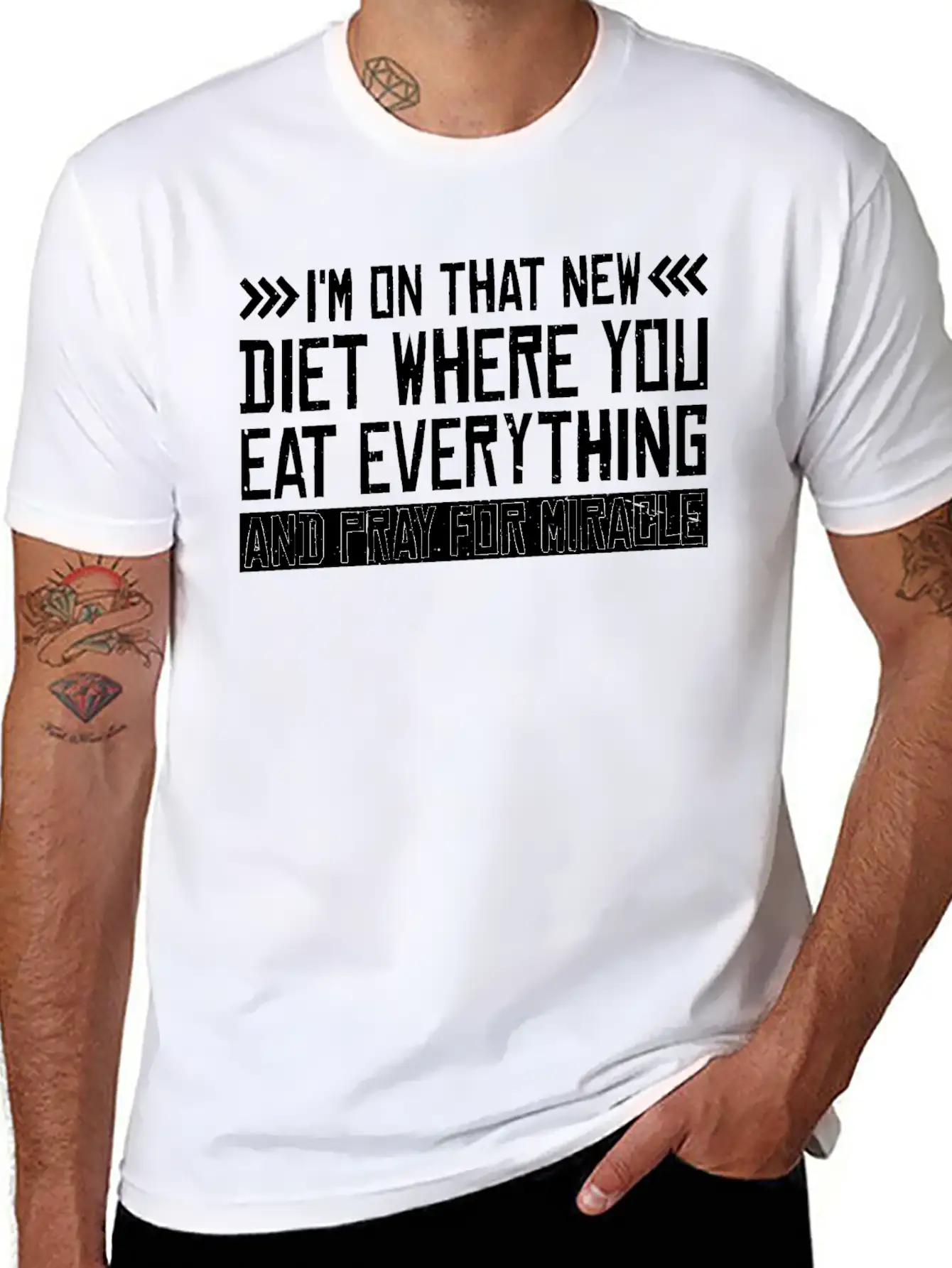 I'm On That New Diet Where You Eat Everything 3 Unisex Casual T-Shirt – Clean Design For Daily Comfort