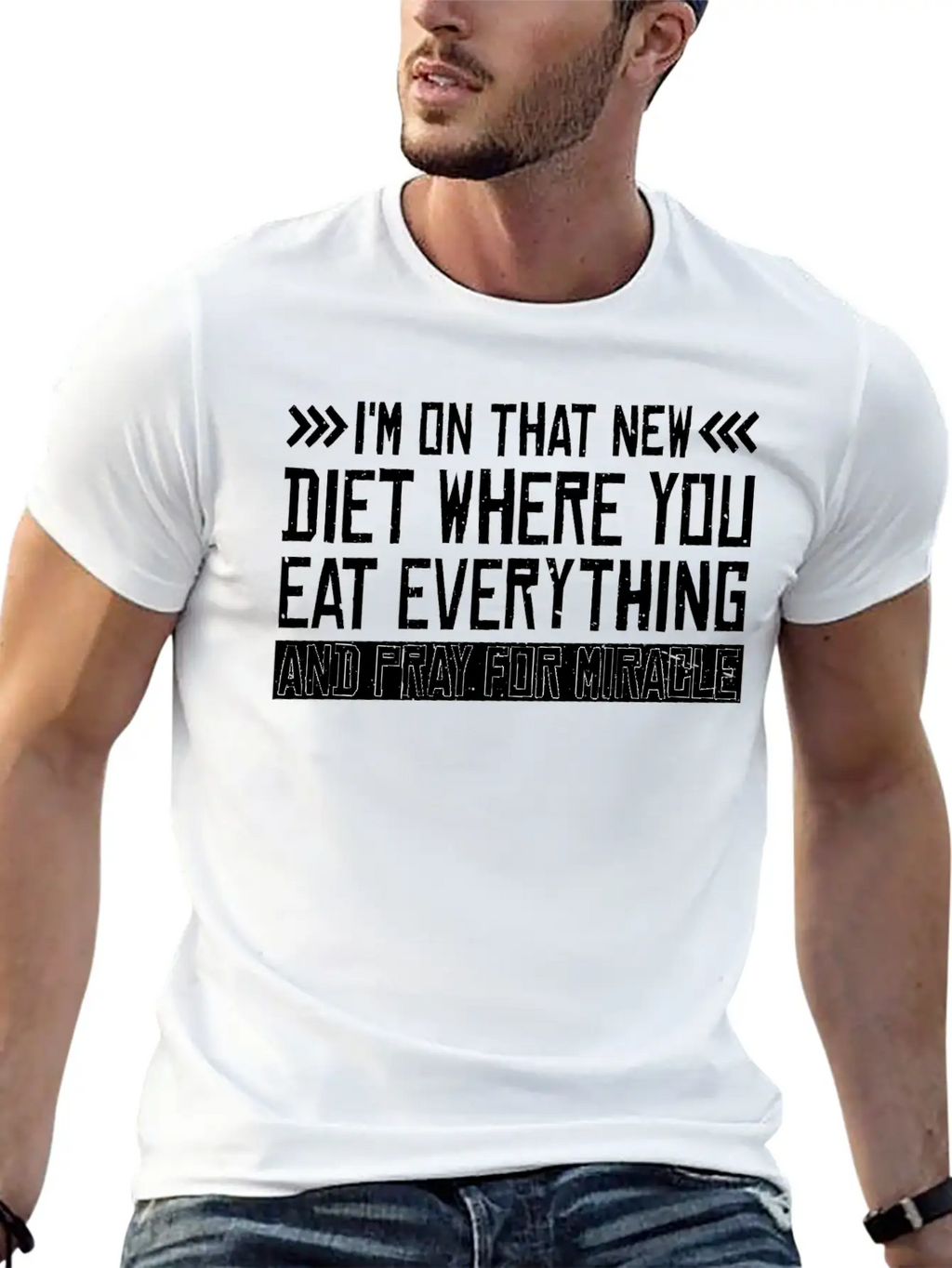 I'm On That New Diet Where You Eat Everything 3 Unisex Casual T-Shirt – Clean Design For Daily Comfort