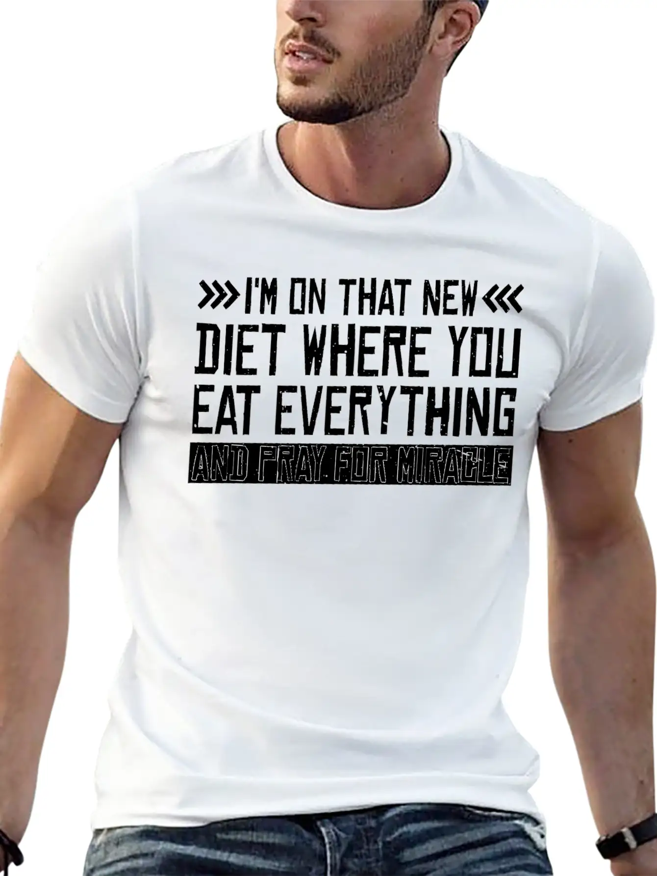 I'm On That New Diet Where You Eat Everything 3 Unisex Casual T-Shirt – Clean Design For Daily Comfort