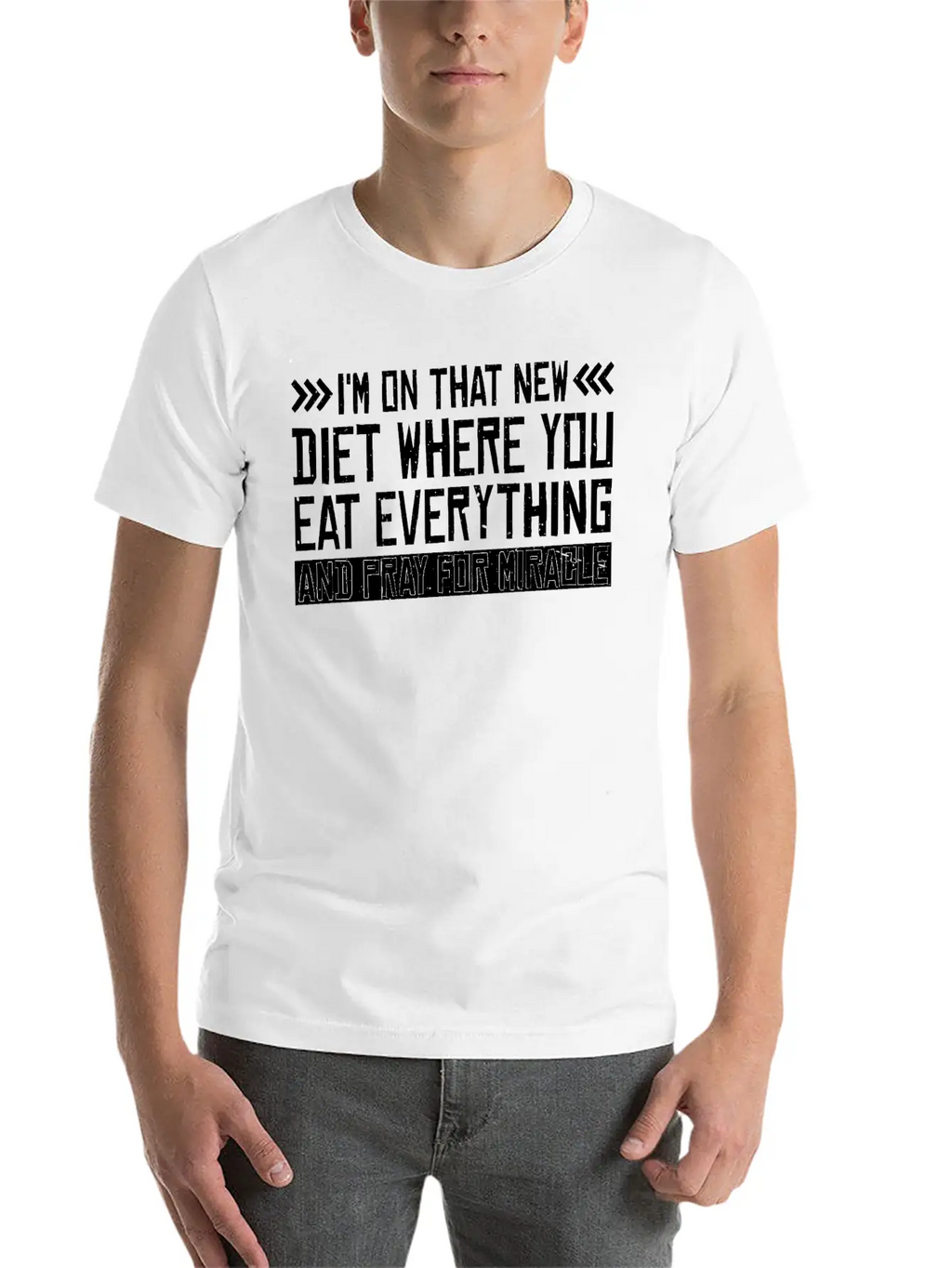 I'm On That New Diet Where You Eat Everything 3 Unisex Casual T-Shirt – Clean Design For Daily Comfort