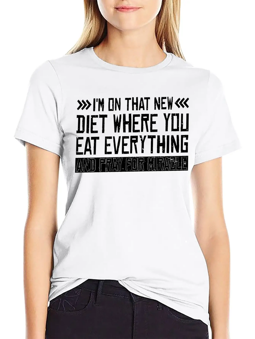 I'm On That New Diet Where You Eat Everything 3 Unisex Casual T-Shirt – Clean Design For Daily Comfort