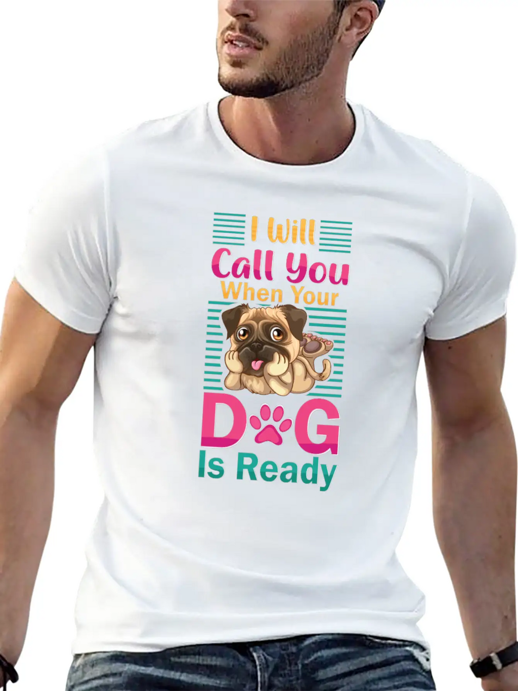 I'm Only Talking To My Dog Today - Groomer Lover Stylish Everyday T-Shirt – Unisex Basic Cotton Tee