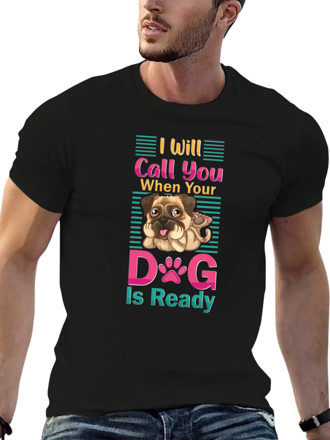 I'm Only Talking To My Dog Today - Groomer Lover Stylish Everyday T-Shirt – Unisex Basic Cotton Tee