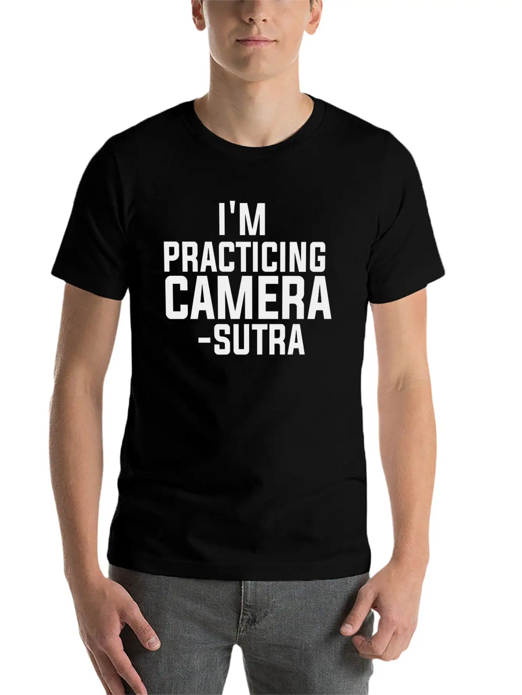 I'm Practicing Camera - Sutra Shutter Camera DSLR Unisex Casual T-Shirt – Clean Design For Daily Comfort