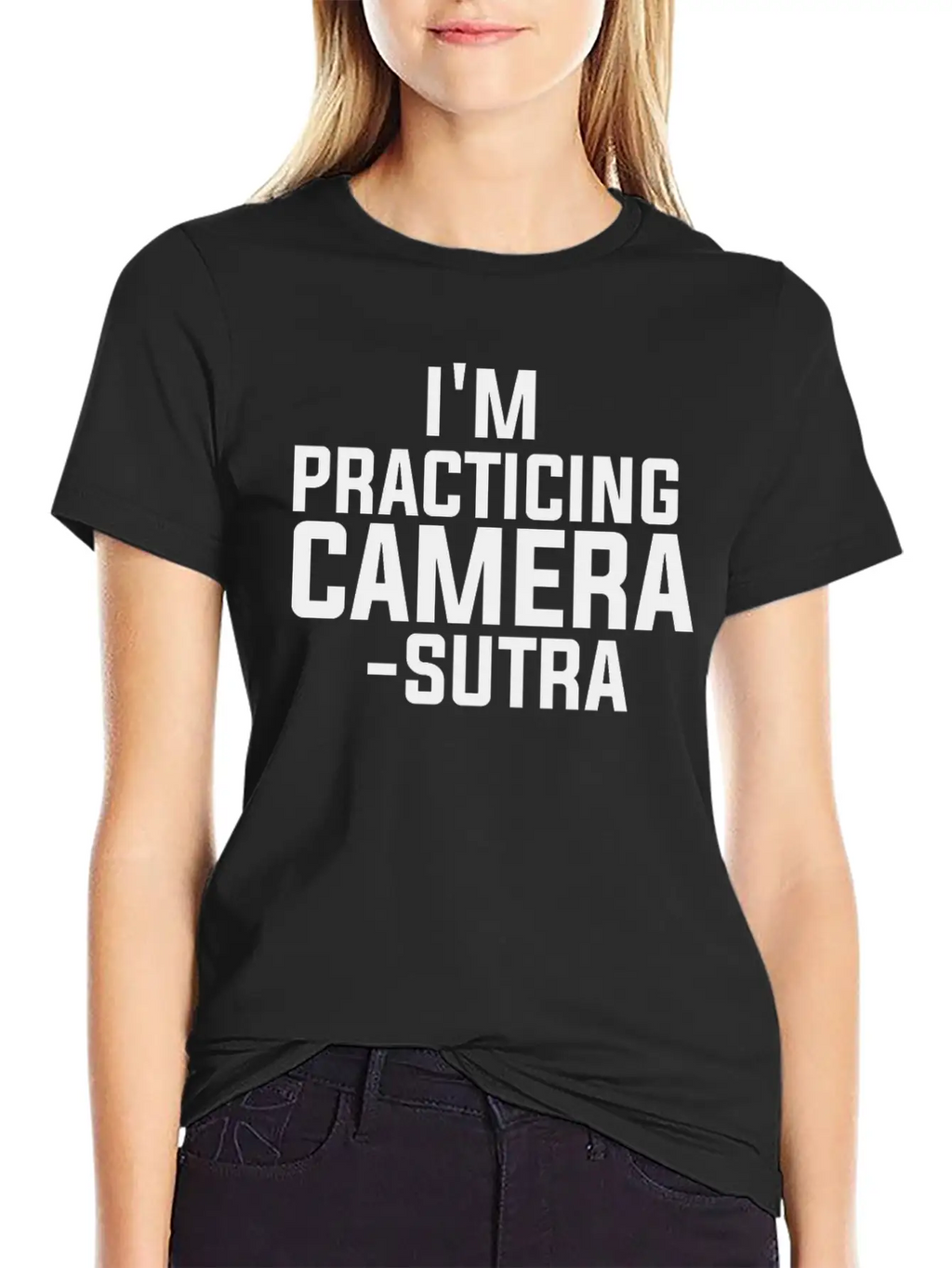 I'm Practicing Camera - Sutra Shutter Camera DSLR Unisex Casual T-Shirt – Clean Design For Daily Comfort