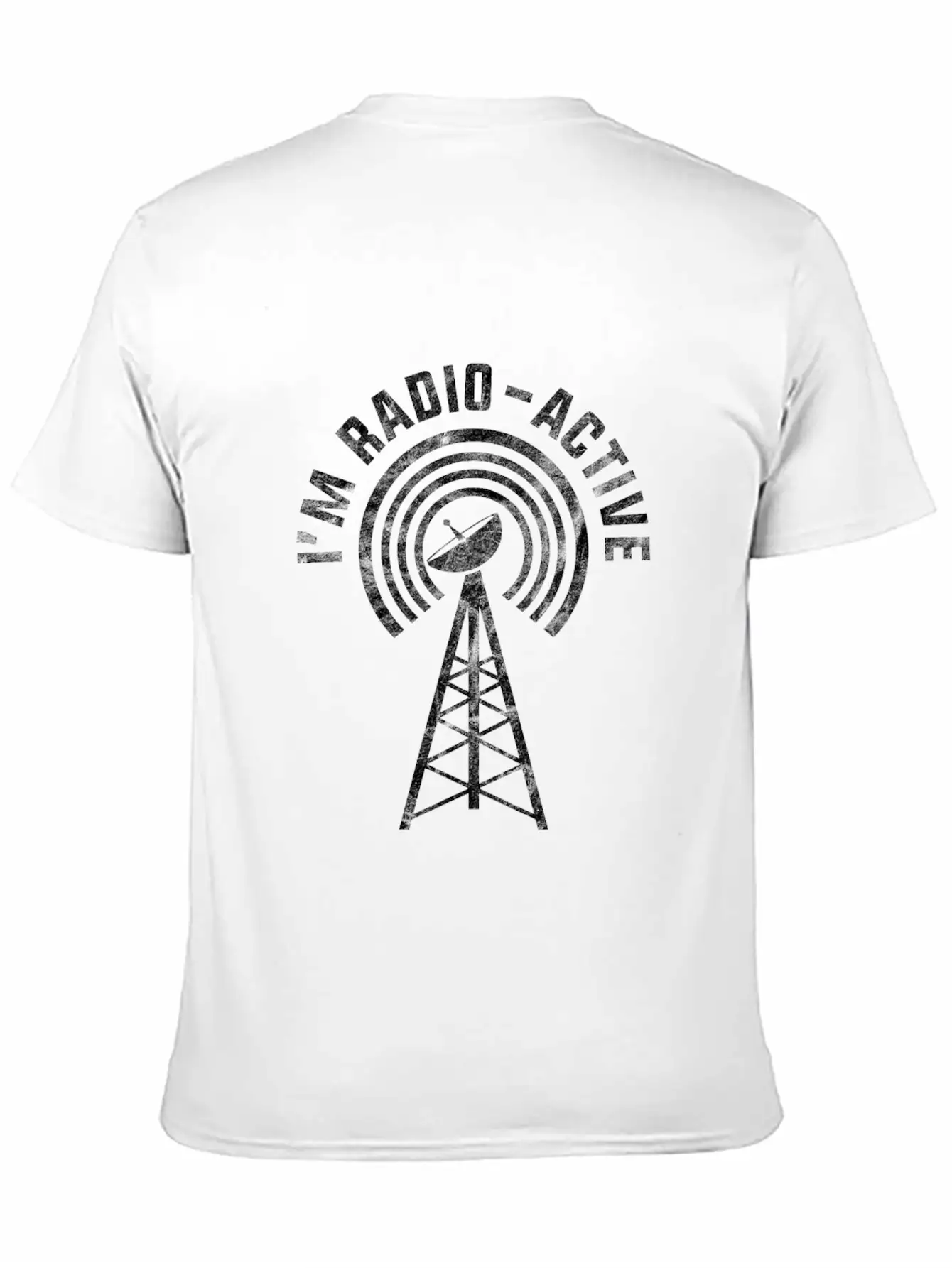 I'm Radio-Active Funny Amateur Radio Tower Gift Essential Cotton Tee For Daily Outfits – Unisex Style