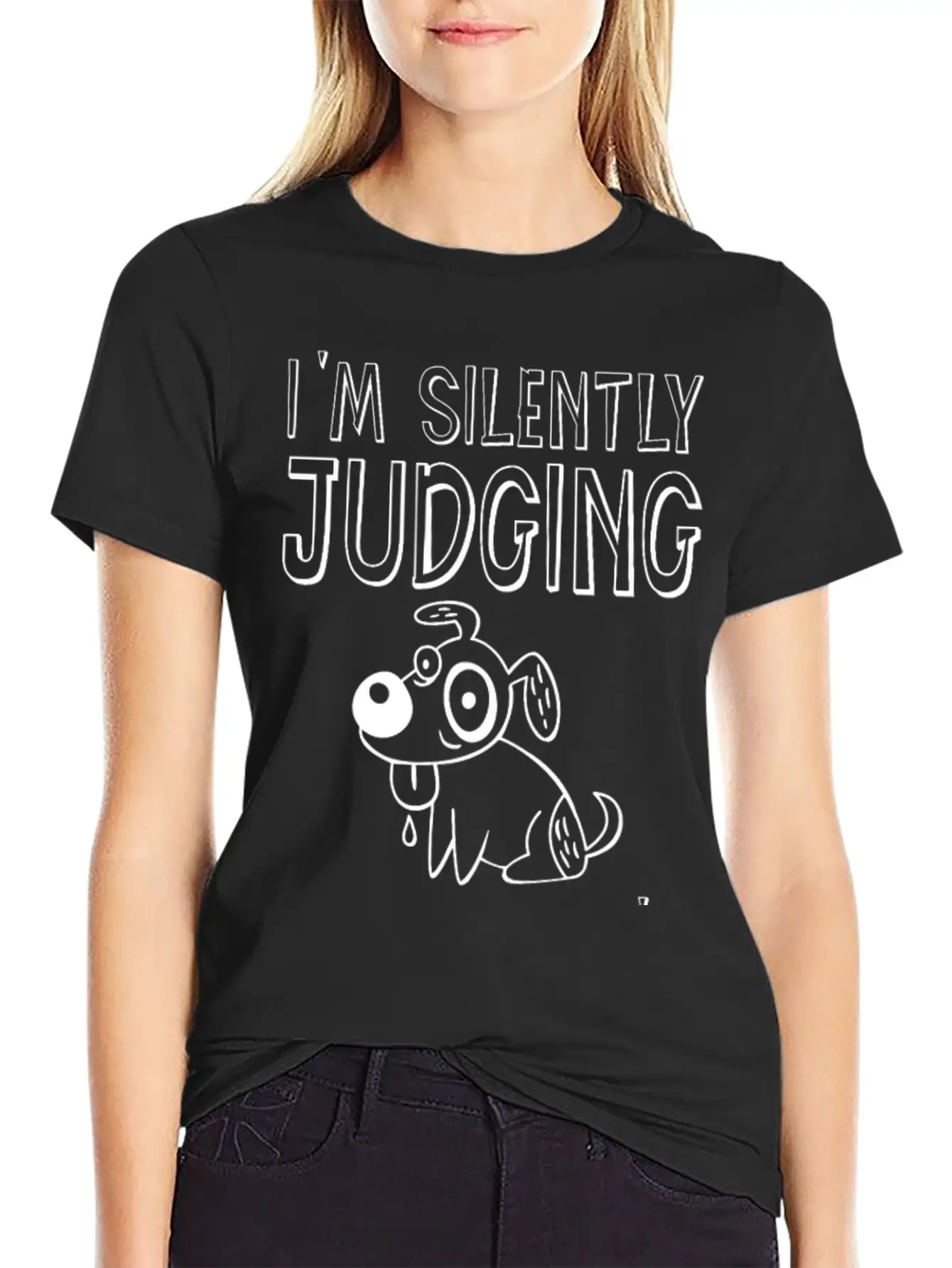I'm Silently Judging Your Dog's Behavior 2 Breathable Graphic T-Shirt – Perfect For Casual Days