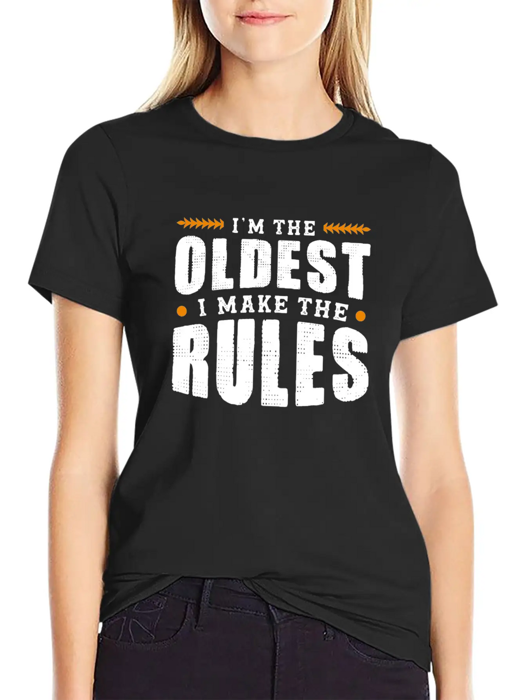 Im The Oldest I Make The Rules Sibling Outfit Unisex Casual T-Shirt – Clean Design For Daily Comfort