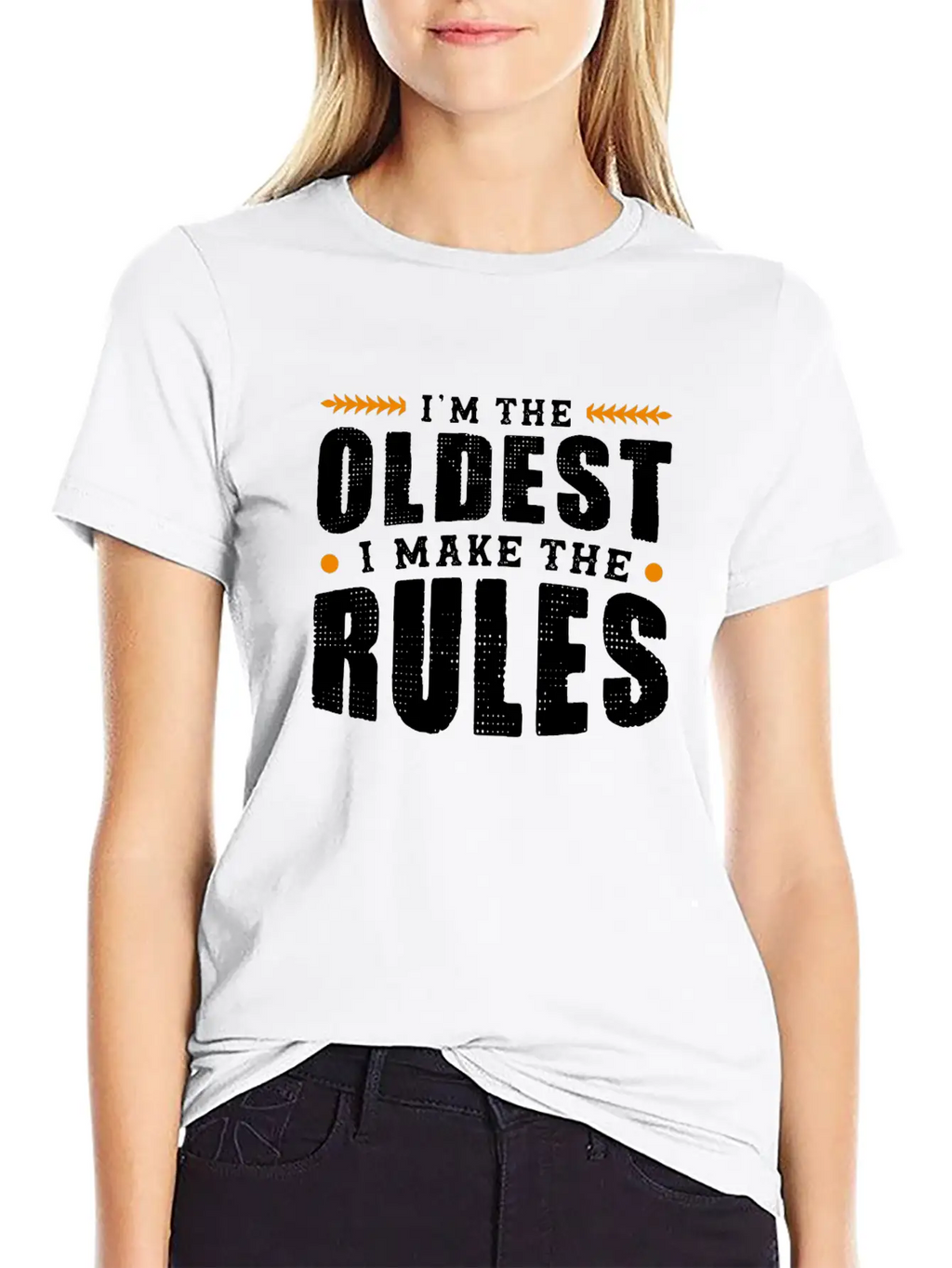 Im The Oldest I Make The Rules Sibling Outfit Unisex Casual T-Shirt – Clean Design For Daily Comfort