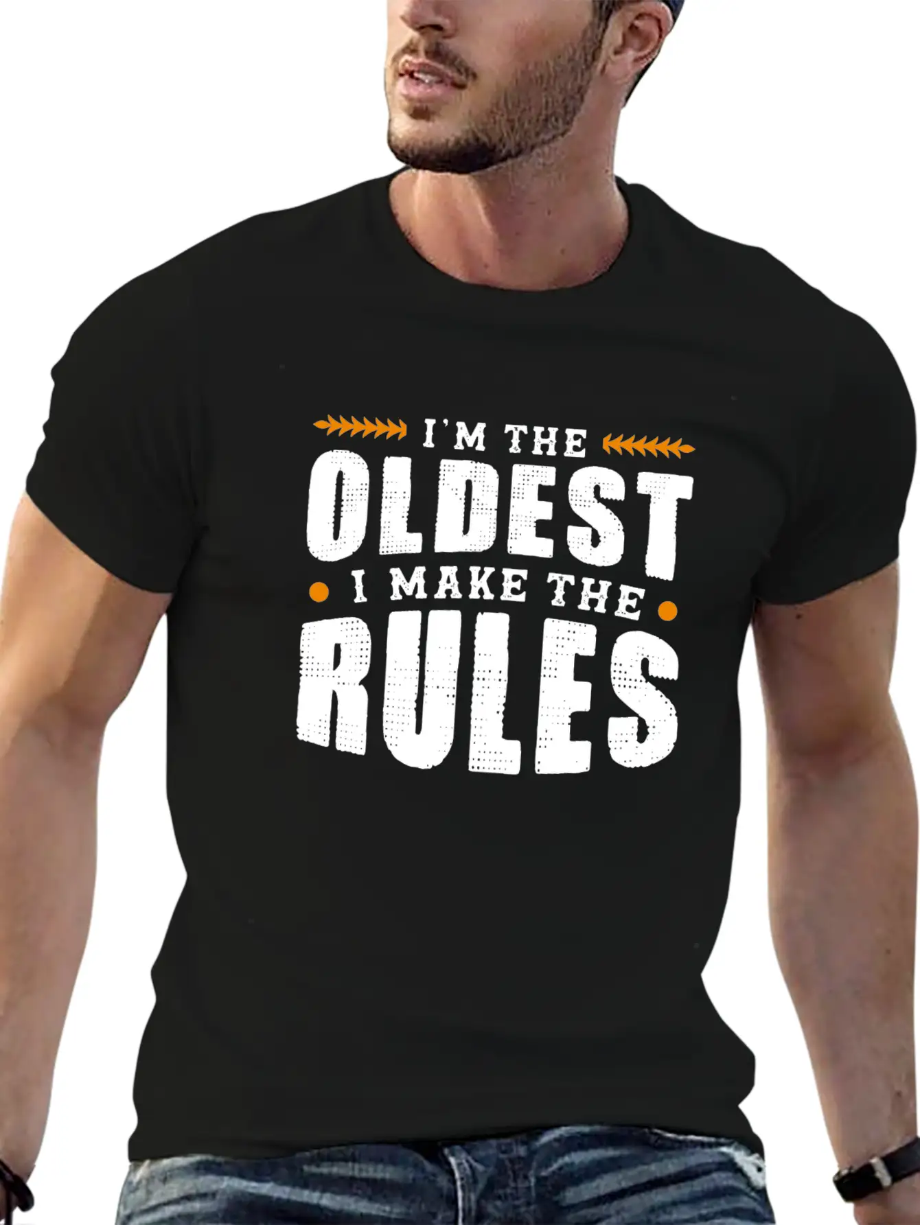 Im The Oldest I Make The Rules Sibling Outfit Unisex Casual T-Shirt – Clean Design For Daily Comfort