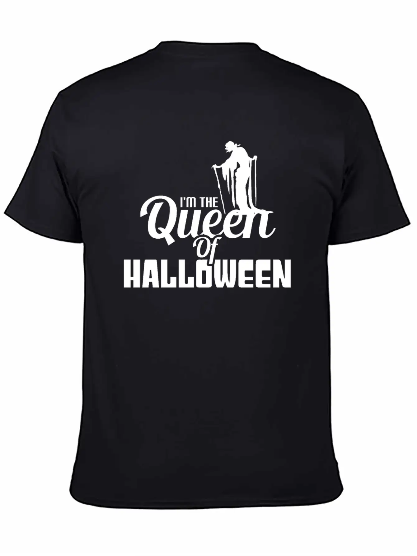 I'M THE QUEEN OF HALLOWEEN Unisex Casual T-Shirt – Clean Design For Daily Comfort