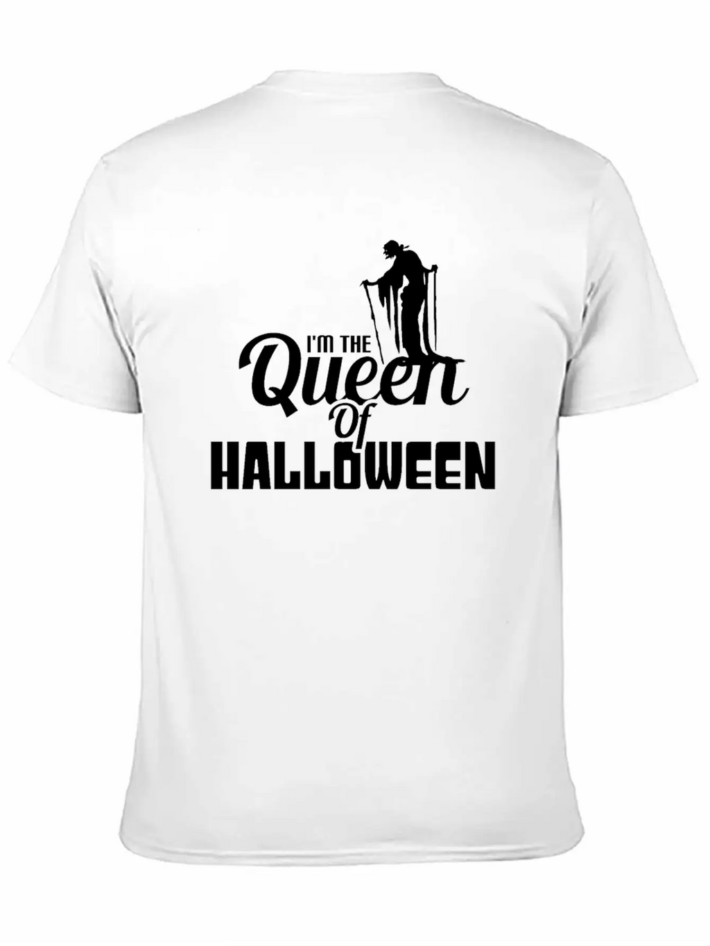 I'M THE QUEEN OF HALLOWEEN Unisex Casual T-Shirt – Clean Design For Daily Comfort