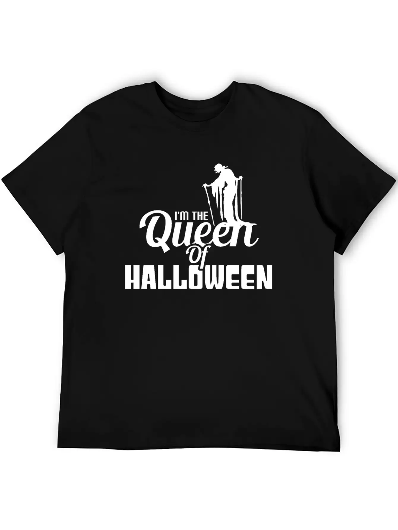 I'M THE QUEEN OF HALLOWEEN Unisex Casual T-Shirt – Clean Design For Daily Comfort