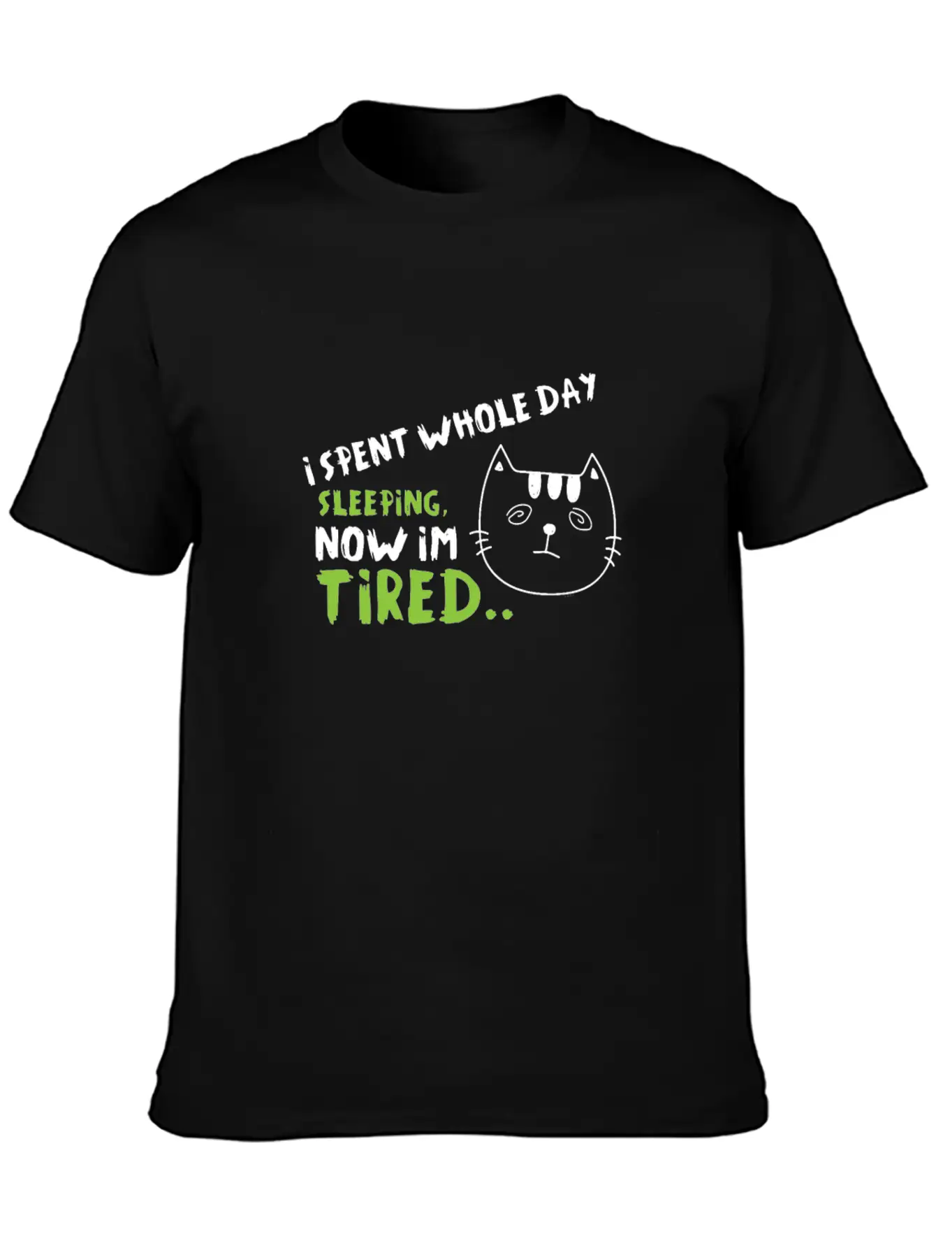 I'm Tired-Funny Cat Classic Fit Graphic Tee For Daily Comfort – Unisex Cotton Shirt